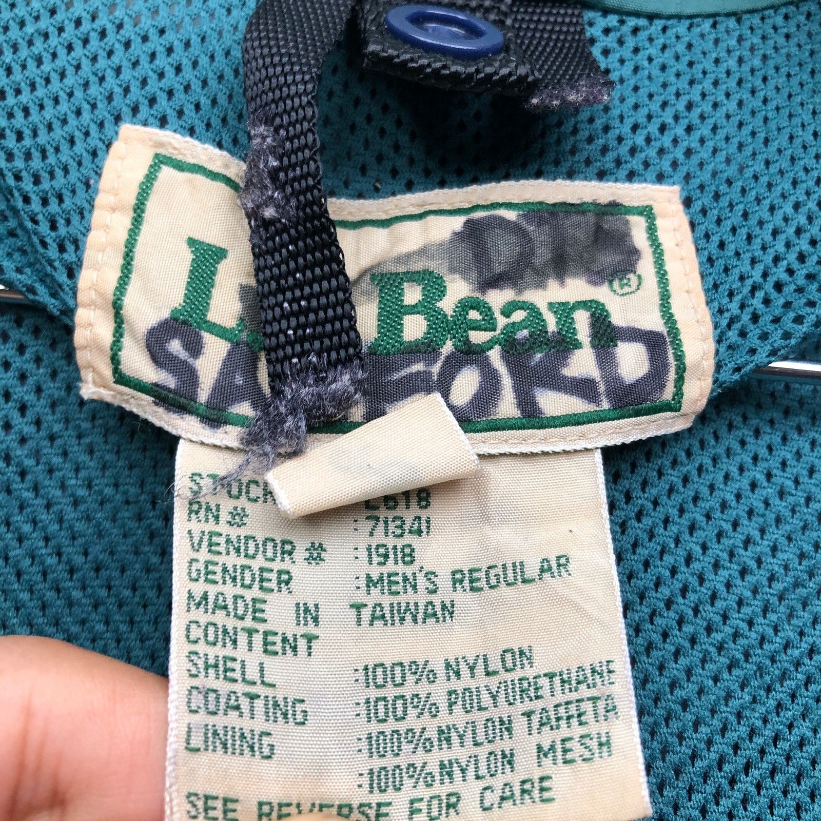 L.L. Bean Vintage LL Bean Parka Jacket Hoodie Mens Large L Vented Navy Size US L / EU 52-54 / 3 - 4 Thumbnail