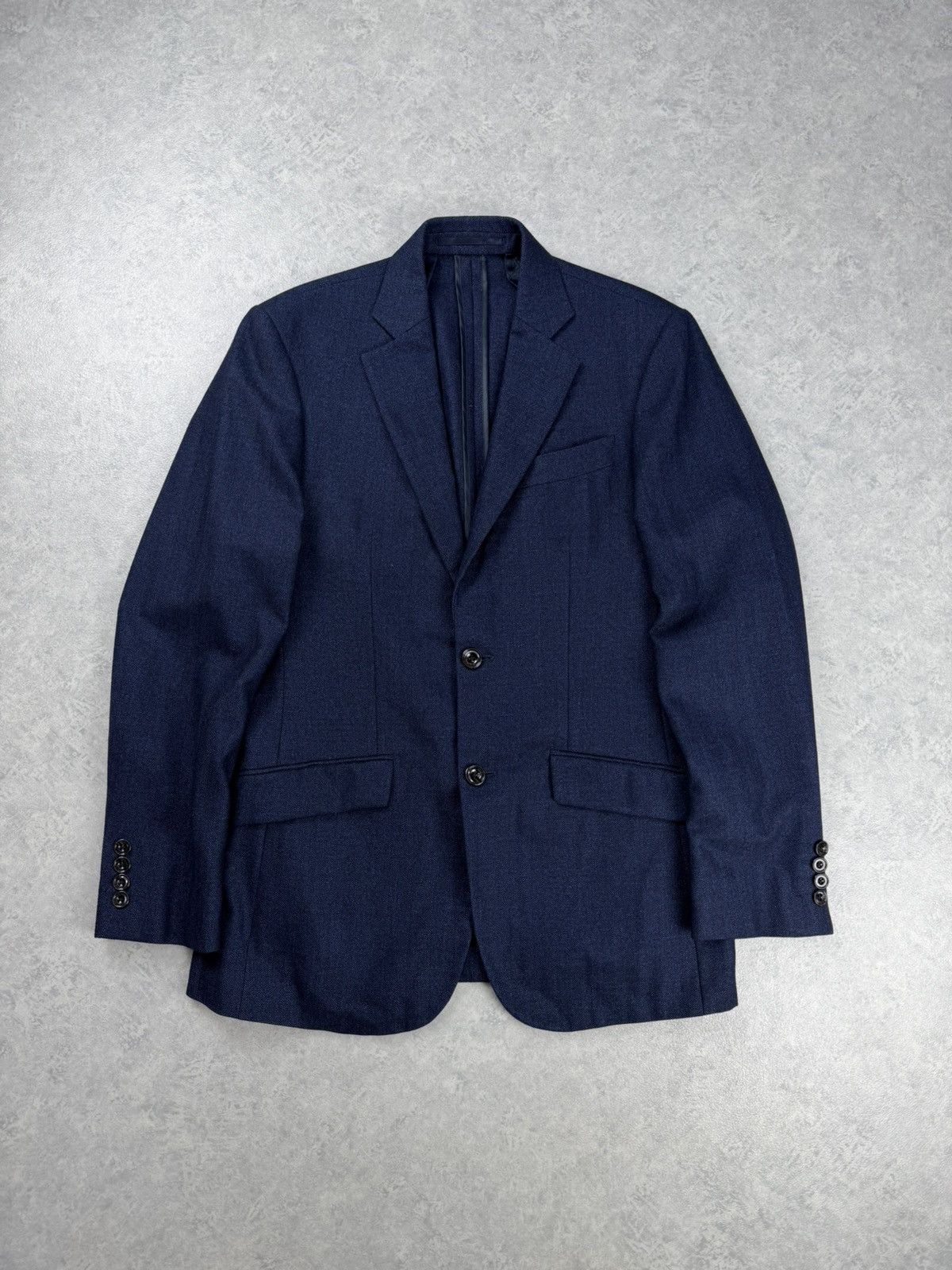Hardy Amies Hardy Amies Wool Blazer Navy Size 46R Size 36R - 1 Thumbnail