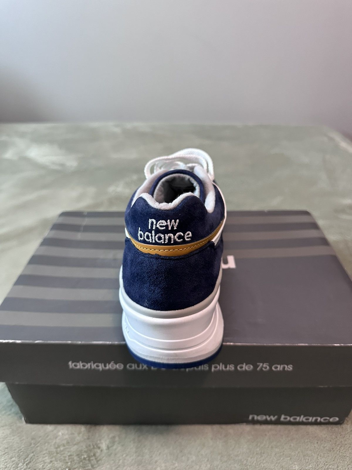 New Balance New Balance 997 Made in USA “Navy Mustard” Size US 12 / EU 45 - 2 Thumbnail