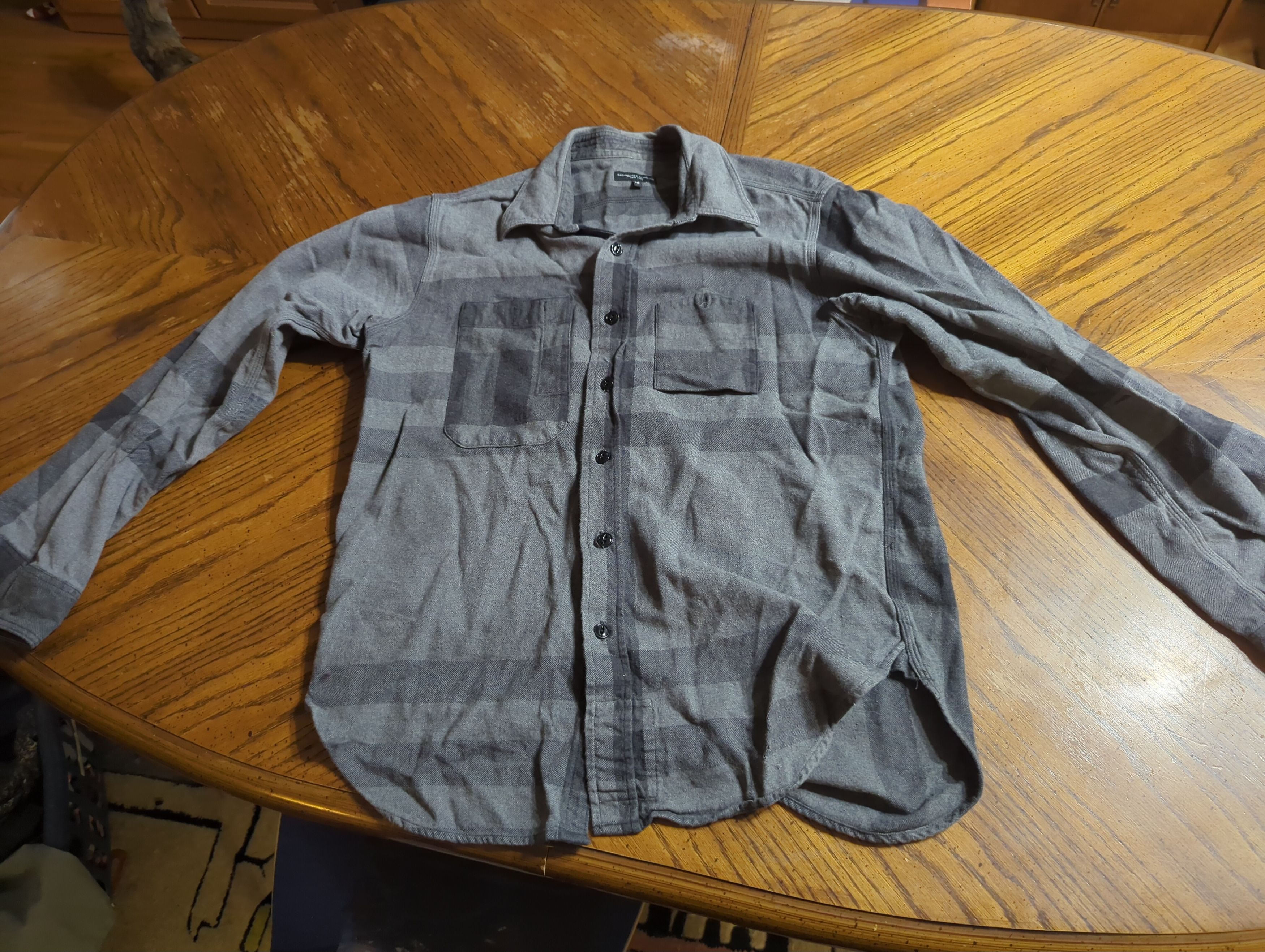 Engineered Garments Engineered Garments Work Shirt - Grey Big Plaid Size US M / EU 48-50 / 2 - 1 Thumbnail