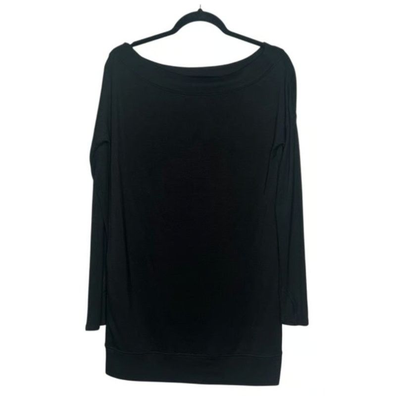 Athleta Athleta Black Long Sleeve Beyond Soft Barre Sweatshirt Size XS / US 0-2 / IT 36-38 - 2 Thumbnail