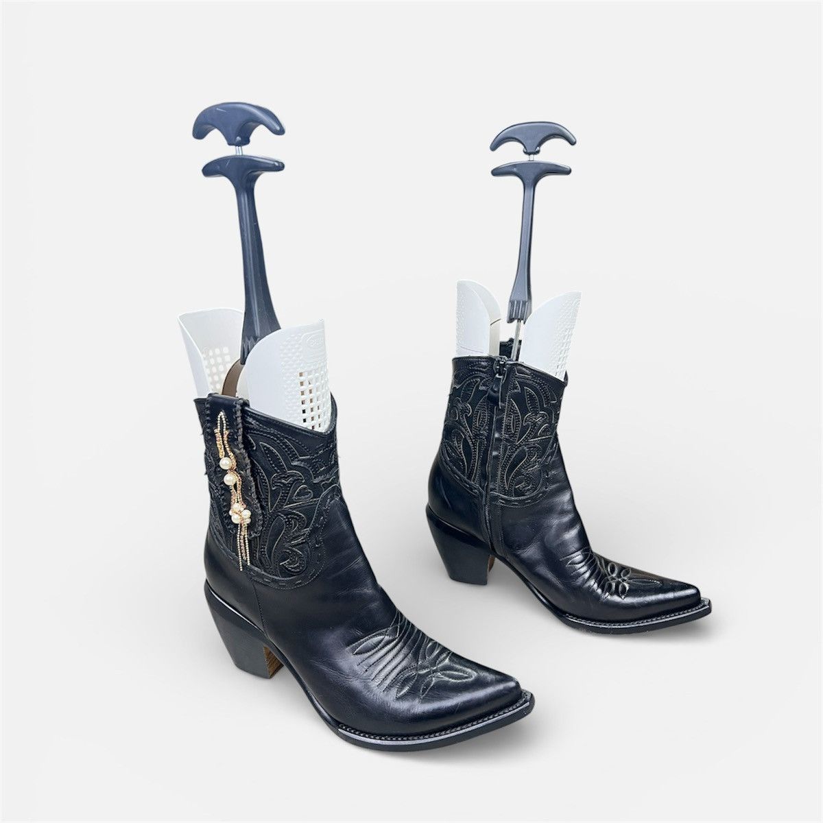 Other Damy Italian Leather Western Cowboy Boots Women’s Size 40 Size US 10 / IT 40 - 1 Thumbnail