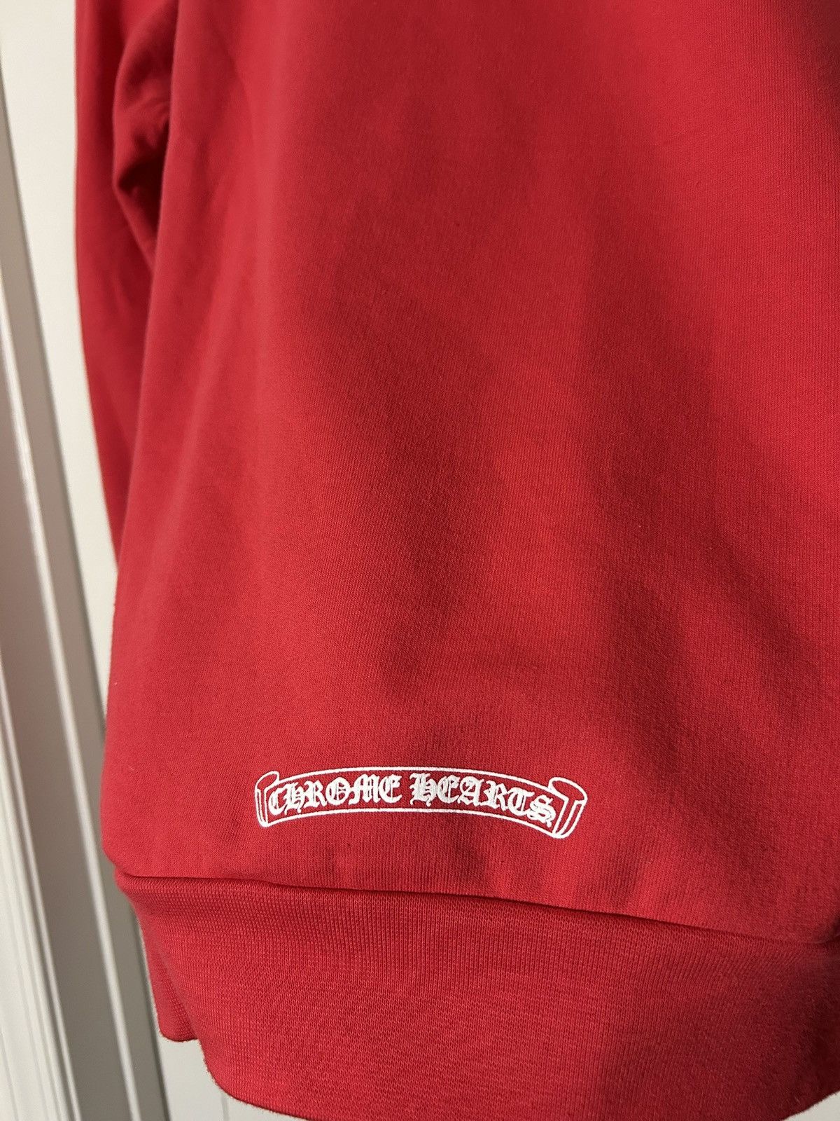 Chrome Hearts Chrome hearts hoodie red logo scroll Size US XL / EU 56 / 4 - 7 Thumbnail