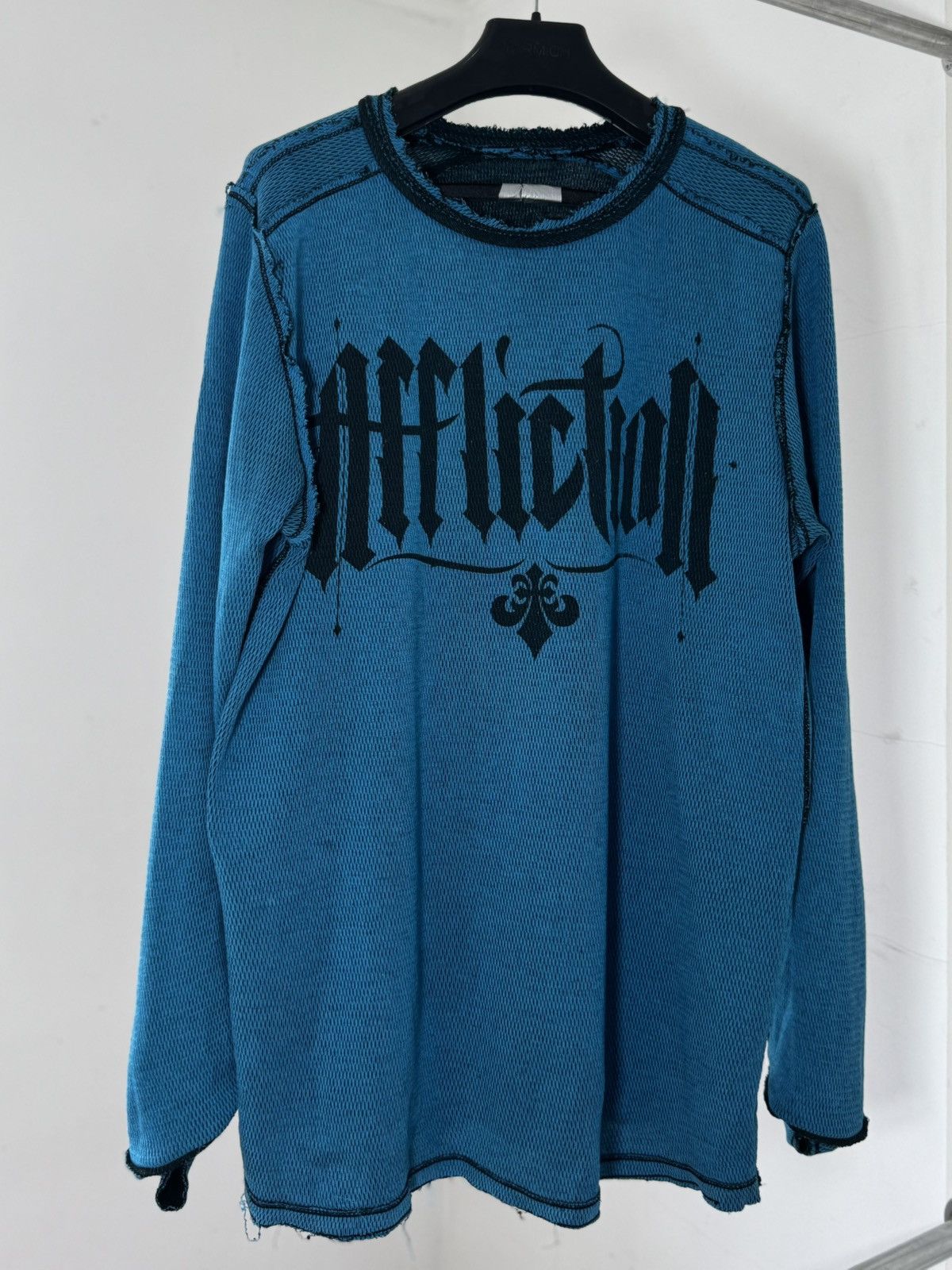 Affliction Affliction Double Sided Sweater Blue XL Size US XL / EU 56 / 4 - 2 Thumbnail