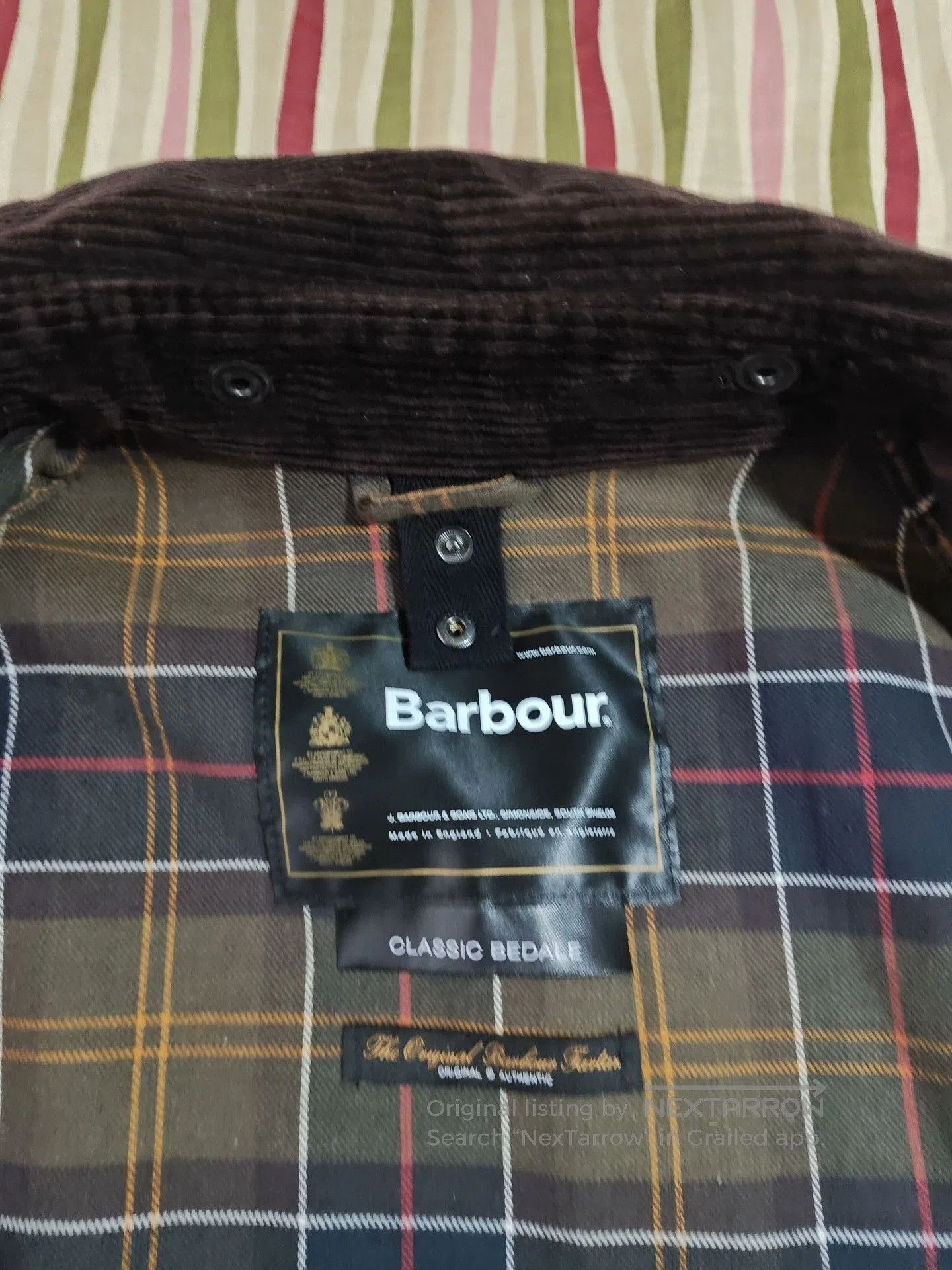 Barbour Barbour Classic Bedale Waxed Jacket. Size US XS / EU 42 / 0 - 4 Thumbnail