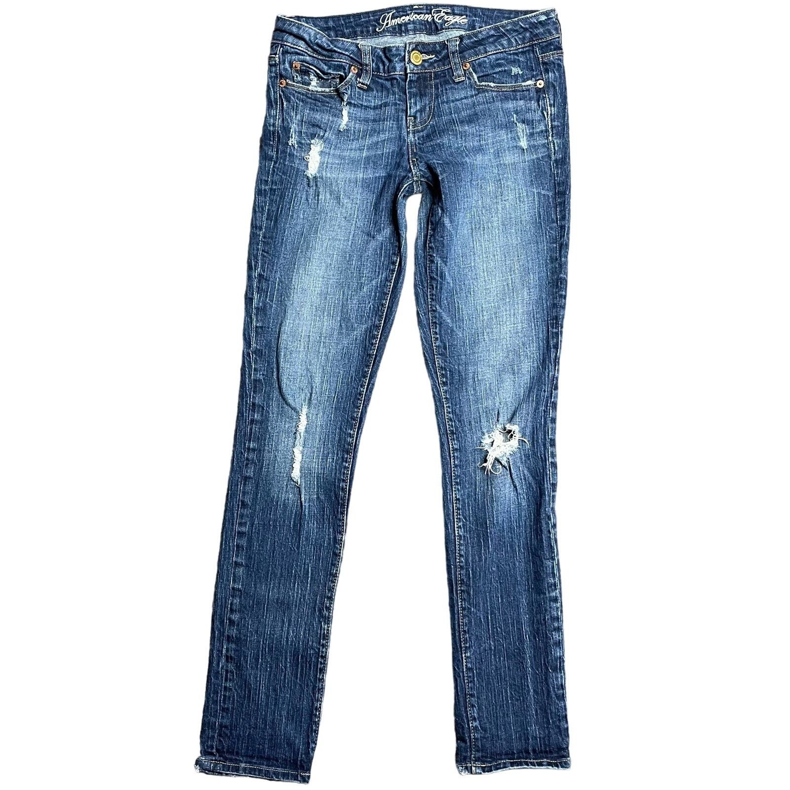 American Eagle Outfitters American Eagle Skinny 77 Jeans Size 27" / US 4 / IT 40 - 1 Thumbnail