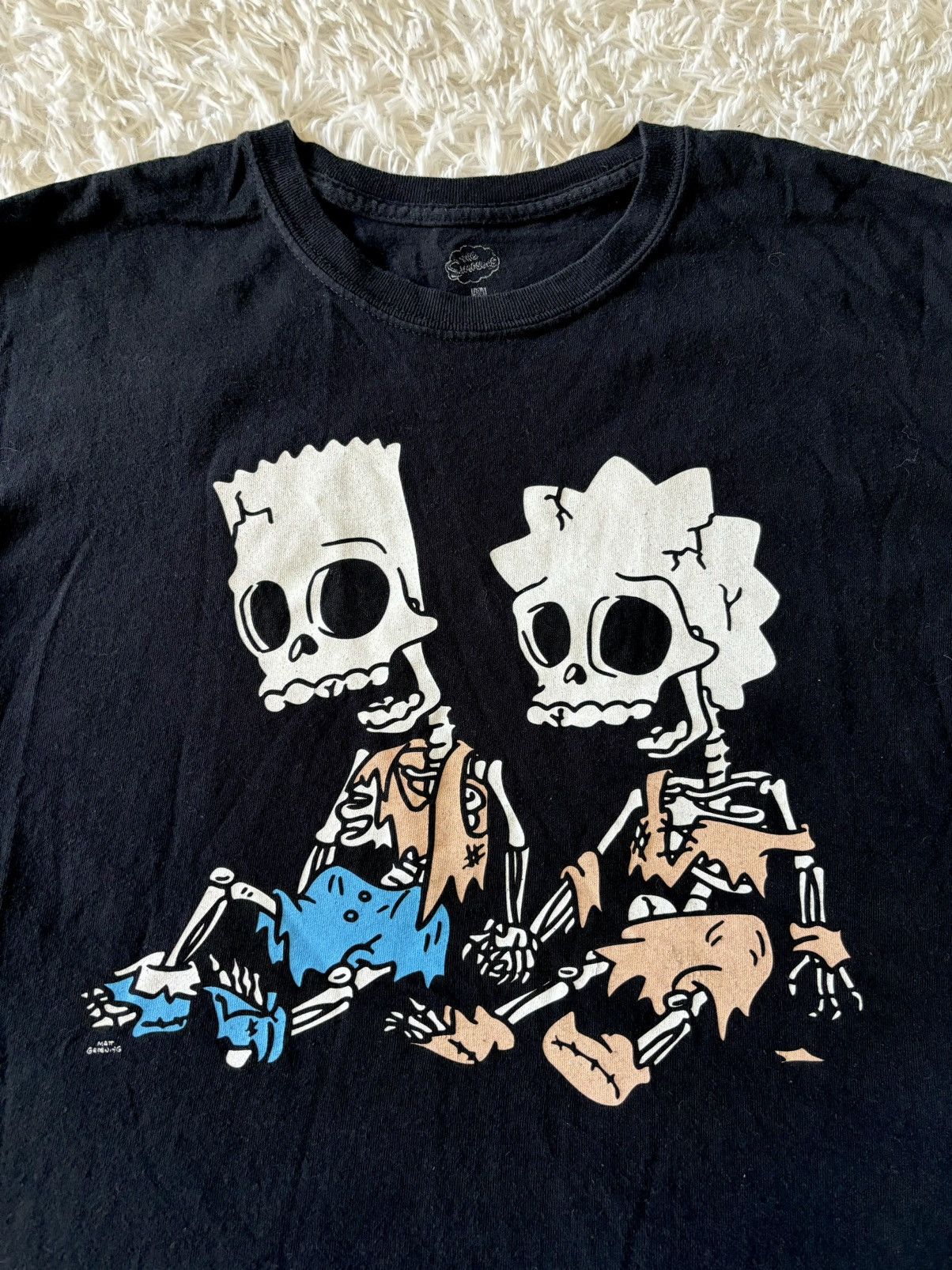 The Simpsons The Simpsons Skeleton Bart & Lisa T-Shirt Size US L / EU 52-54 / 3 - 2 Thumbnail
