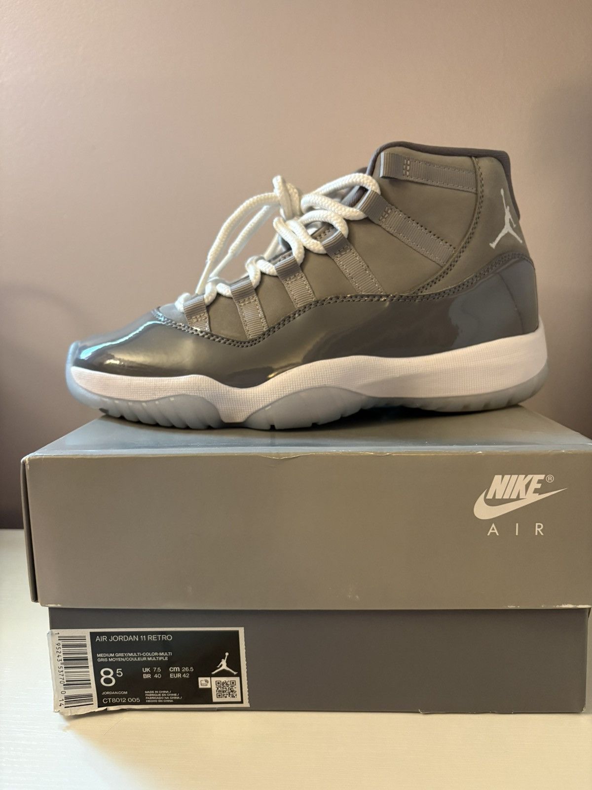 Jordan Brand Jordan "Cool Grey" 11s Size US 8.5 / EU 41-42 - 9 Thumbnail