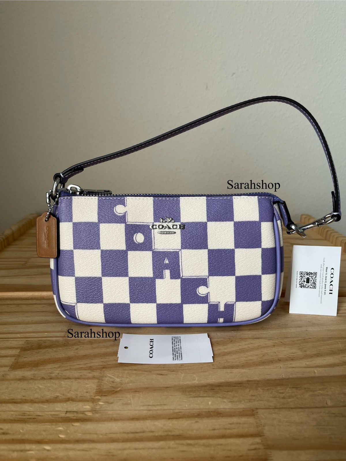 image of Coach Purse in Purple, Women's