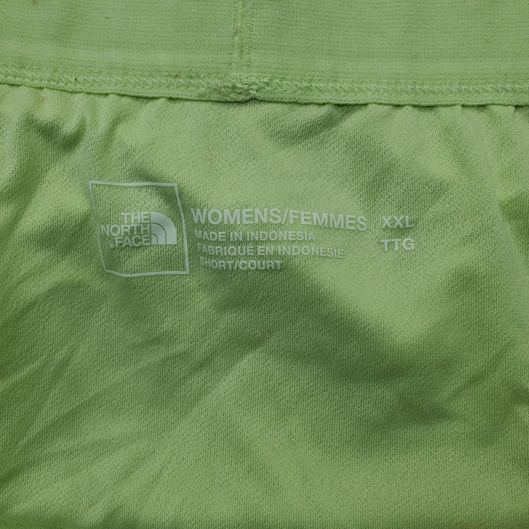 The North Face The North Face Running Shorts Women XXL Green Brief Lined Athletic Elastic Waist Size 40" / US 18 - 7 Thumbnail