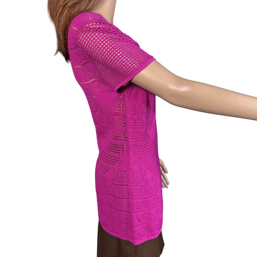 Other NWT New $195 Catherine Malandrino V-Neck Knit Strawberry To Size XL / US 12-14 / IT 48-50 - 2 Thumbnail