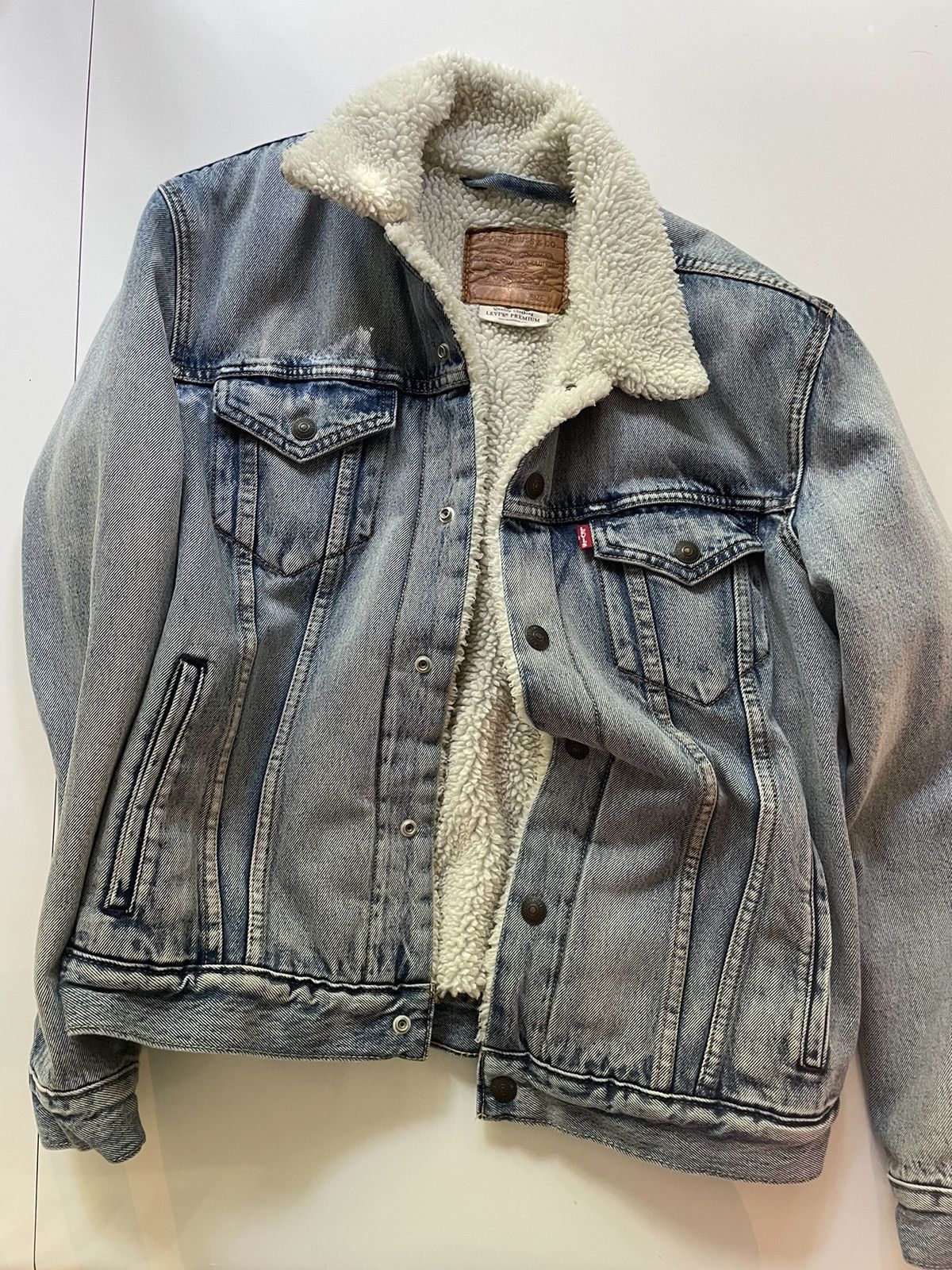 Levi's × Levi's Vintage Clothing 💥💥 Levi’s Premium Vintage Sherpa Trucker Jacket Size US M / EU 48-50 / 2 - 1 Thumbnail