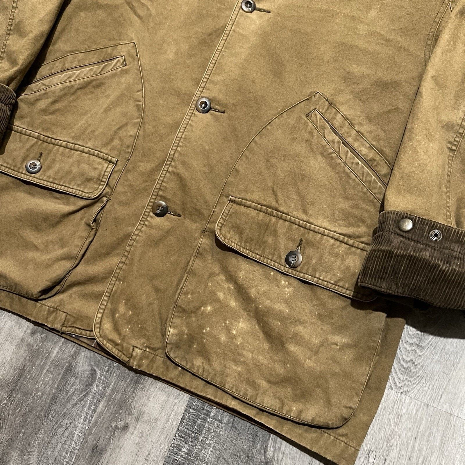 Roundtree & Yorke Roundtree And Yorke Barn Chore Coat Canvas Field Work Jacket Size US XL / EU 56 / 4 - 3 Thumbnail