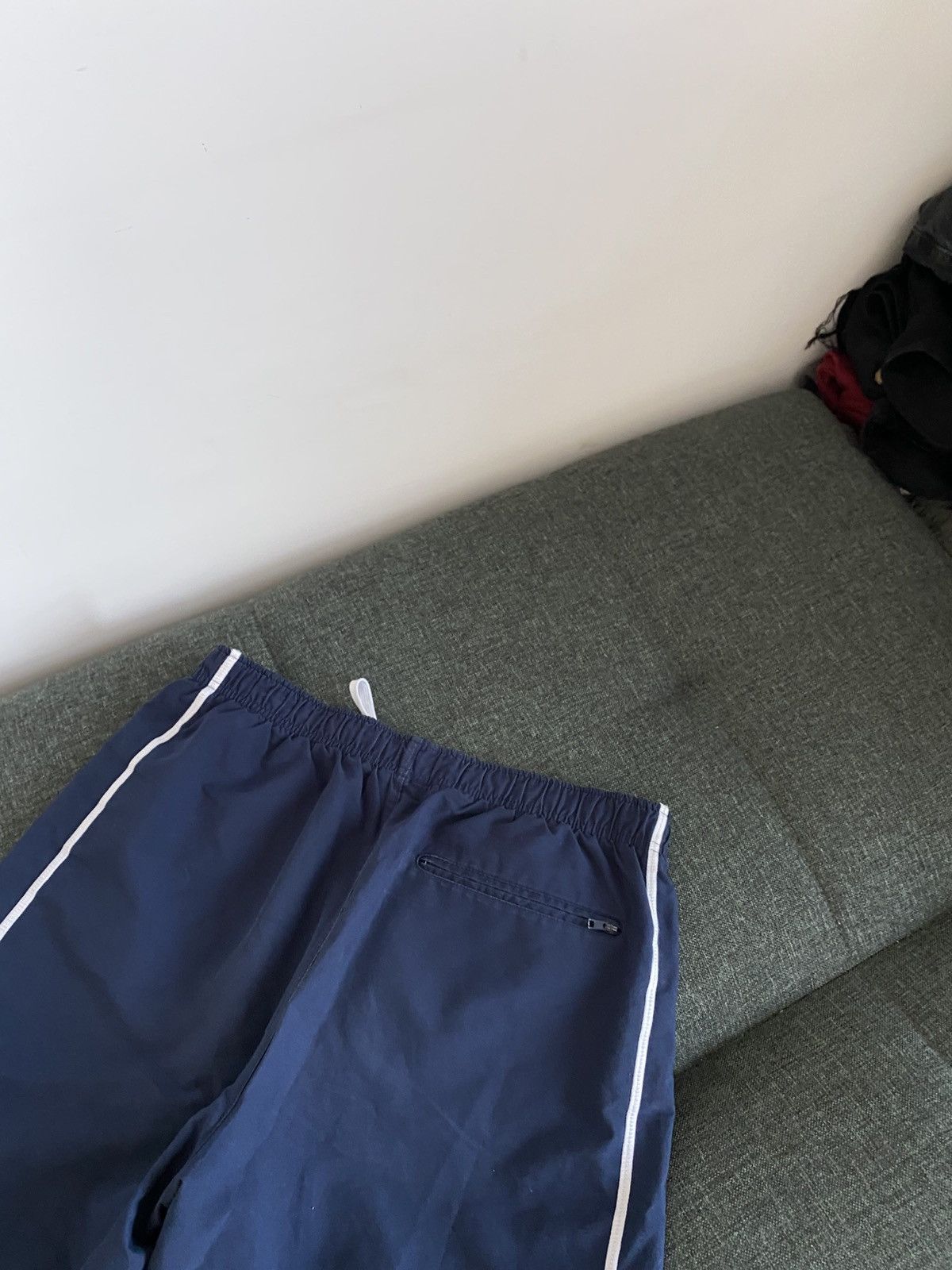 Vintage Nike Vintage Nylon Drill Pants Wide Japanese Striped Y2K Size US 34 / EU 50 - 8 Thumbnail