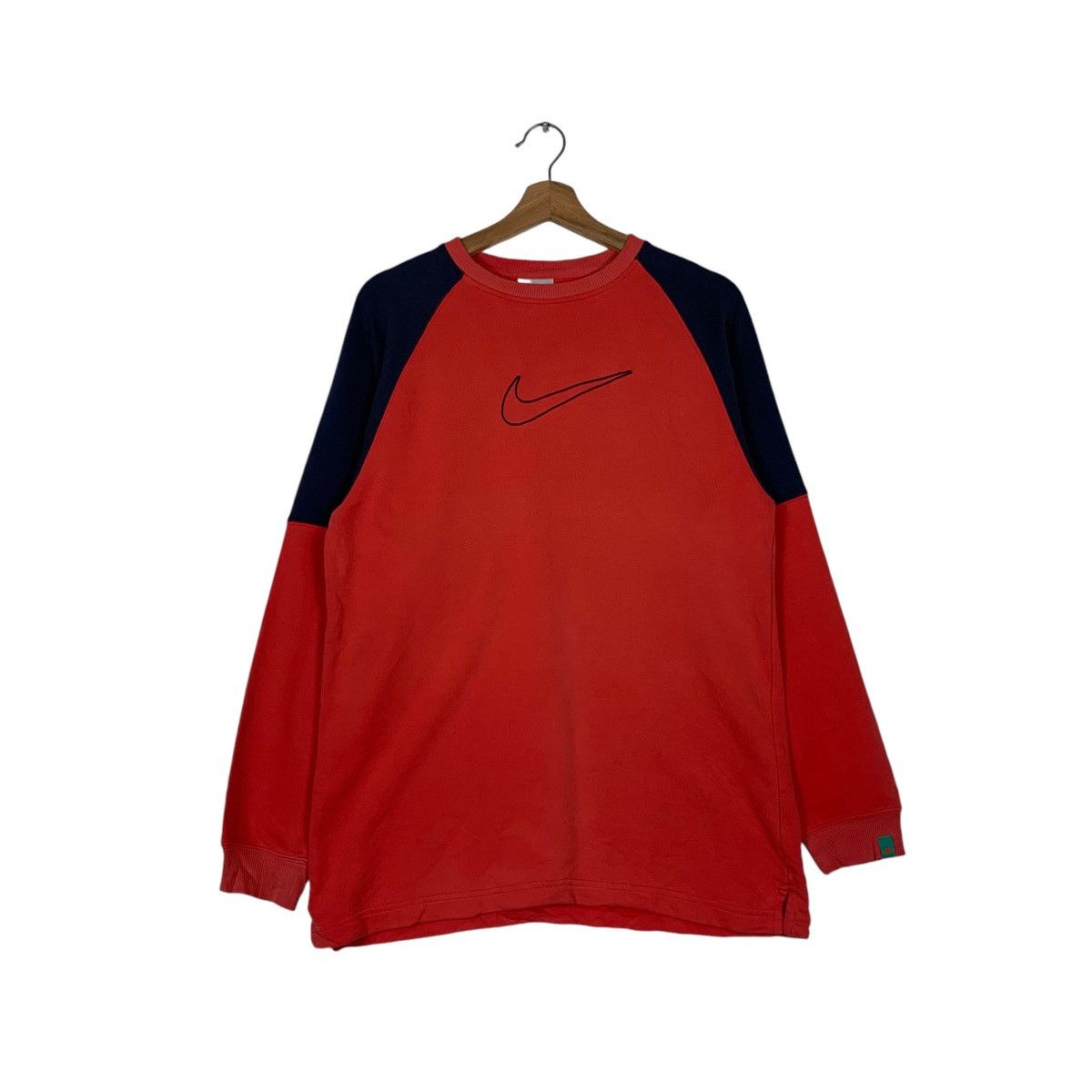 Nike Men's White Legend Long-Sleeve Crew T-Shirt, image size:1200x1200