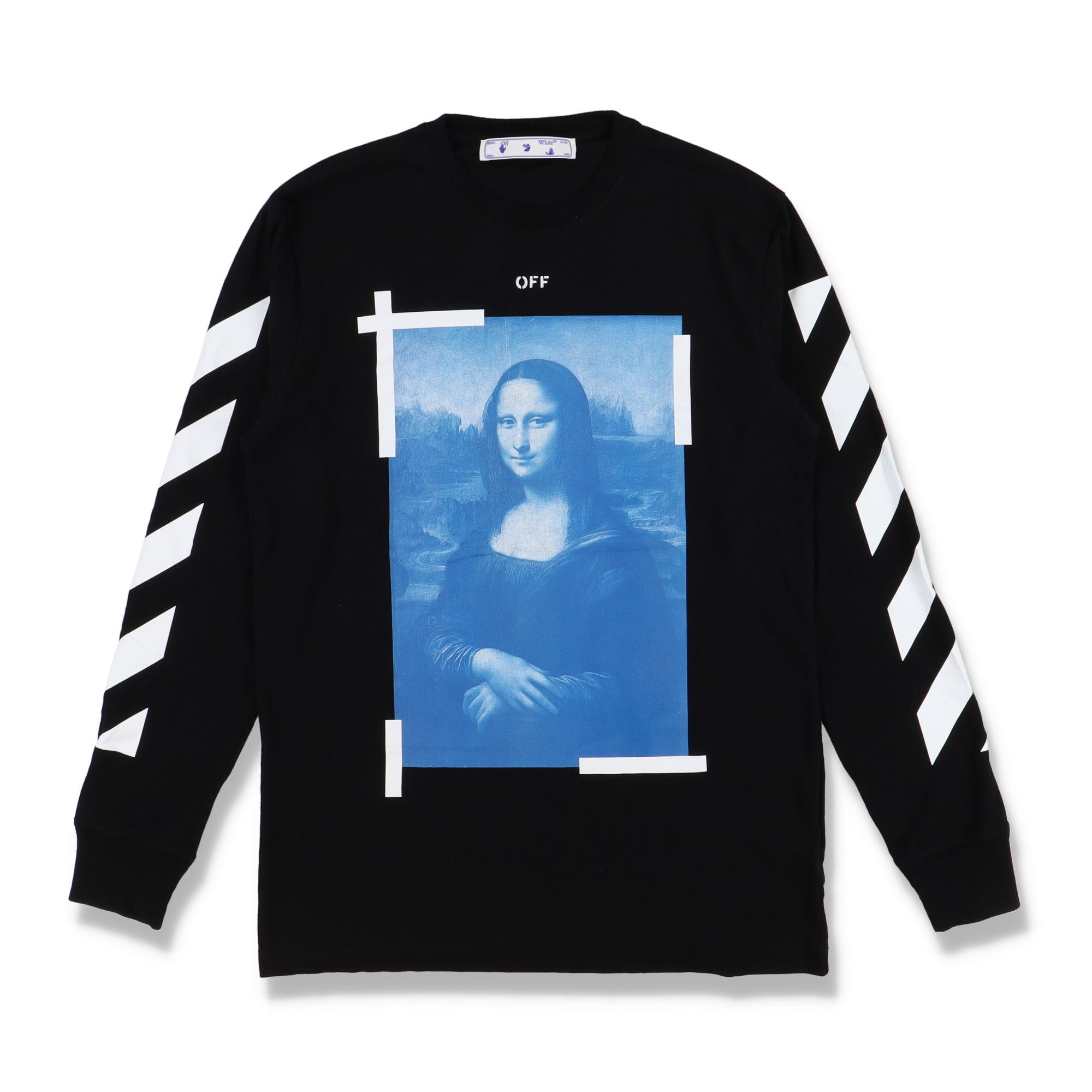 Off-White Black Mona Lisa Arrows Long Sleeve T-shirt Size US XXS / EU 40 - 1 Thumbnail