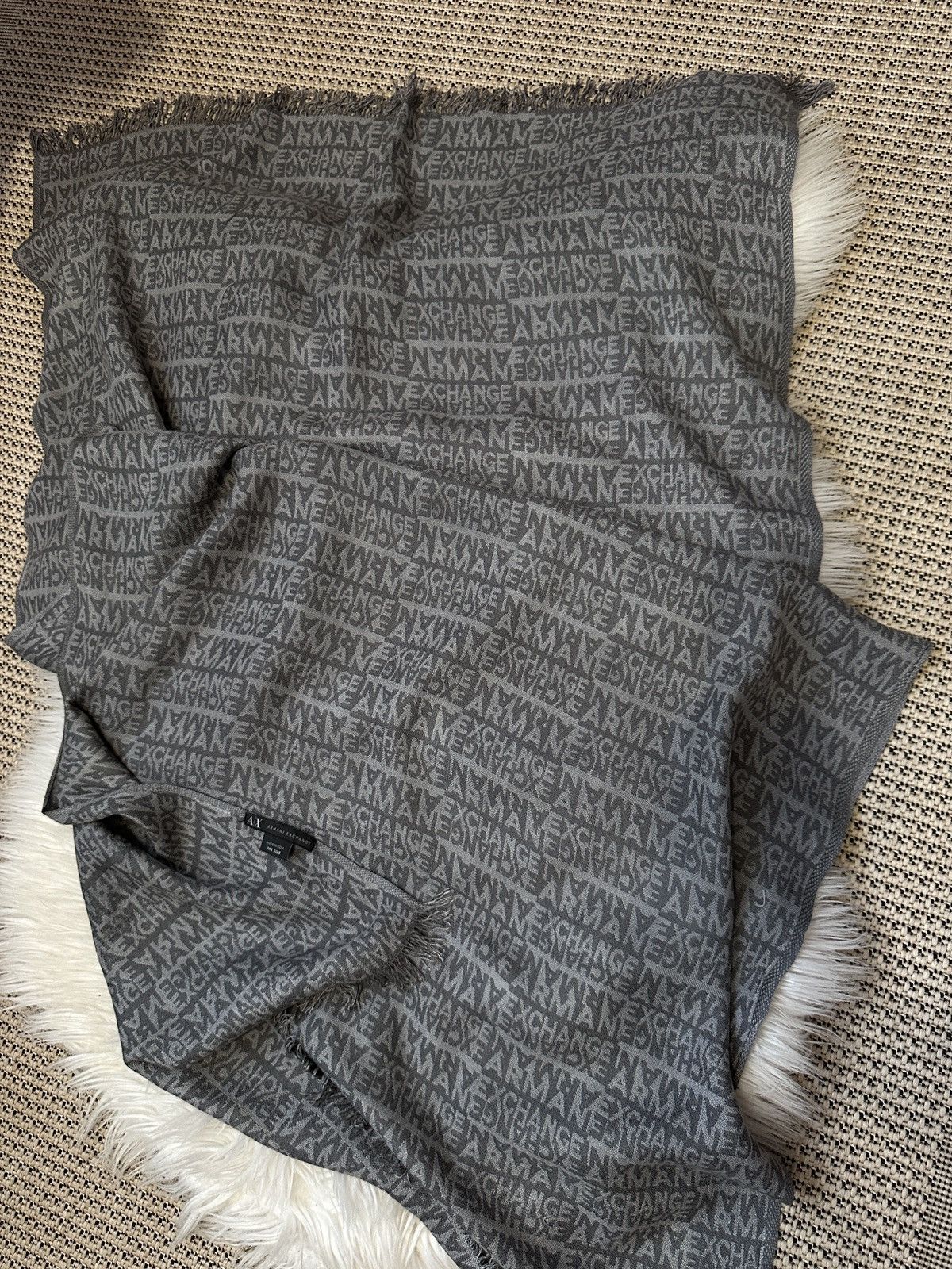 Armani Exchange monogram scarf Armani Exchance Size ONE SIZE - 1 Thumbnail