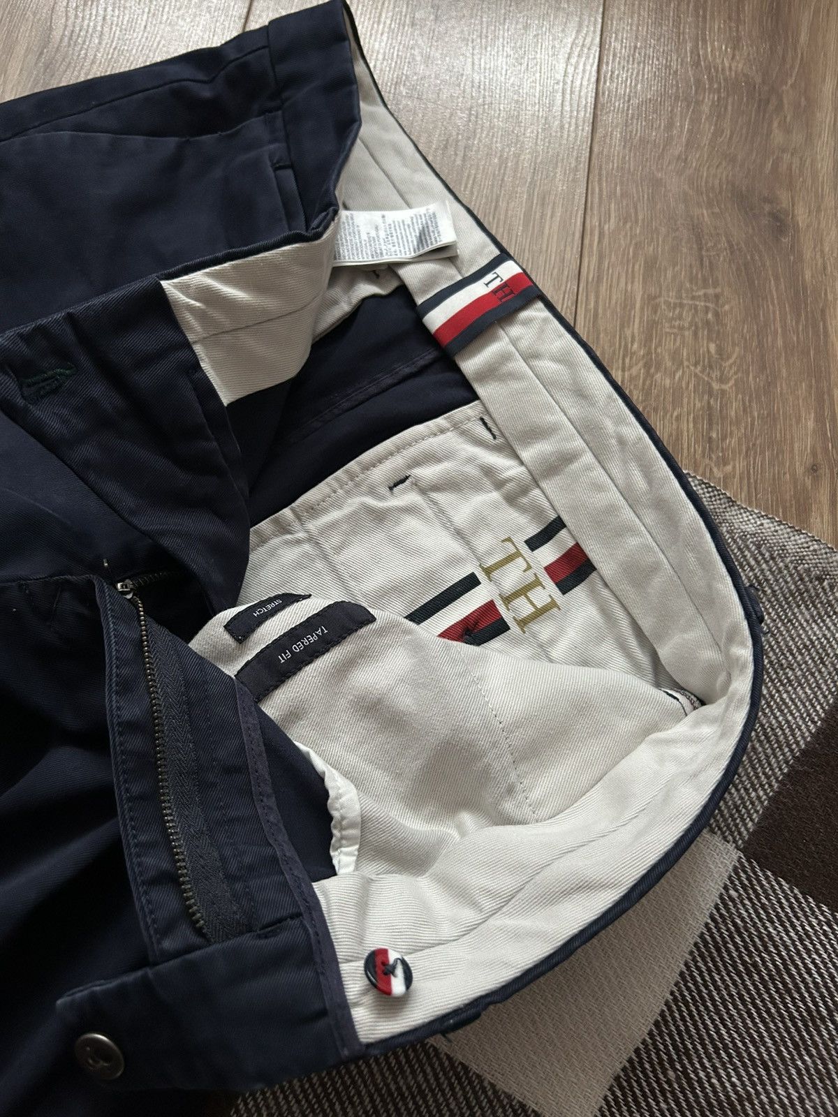 Tommy Hilfiger The icon ivy chino navy blue pants luxury