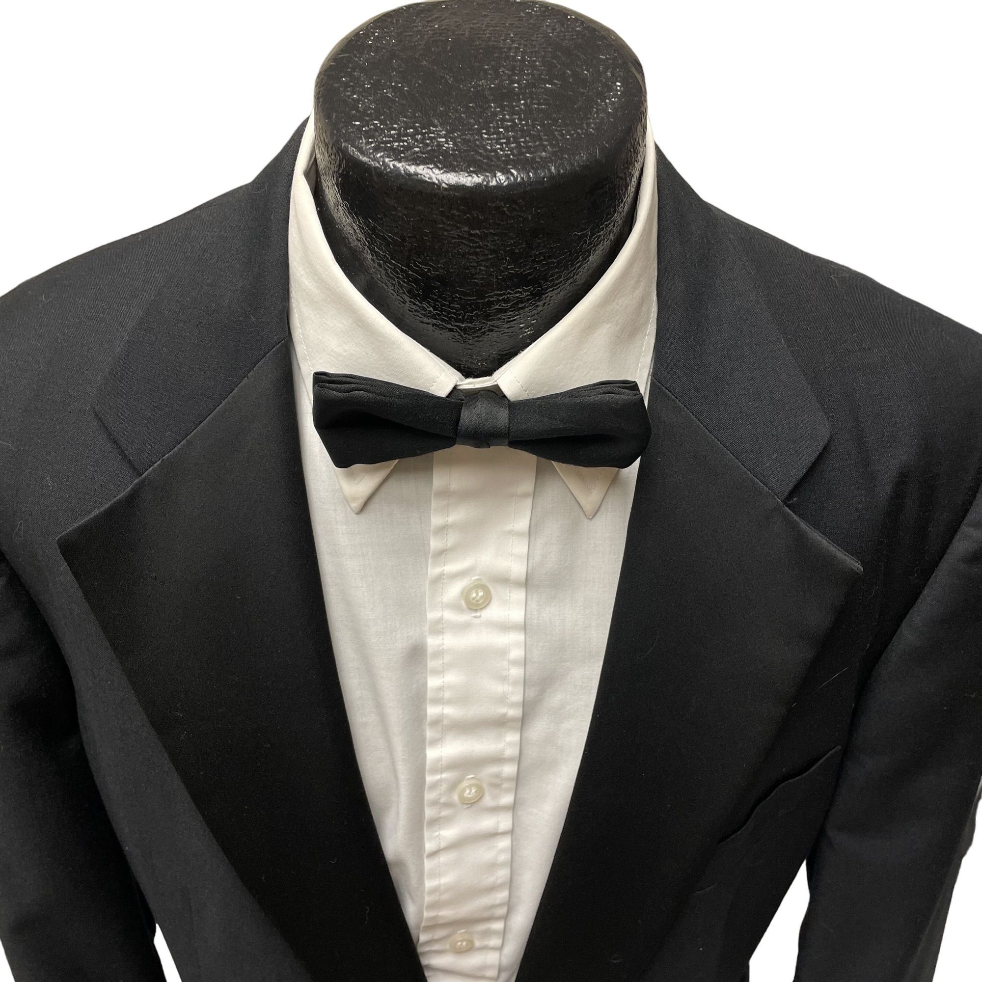 Chaps Ralph Lauren Vtg Chaps Ralph Lauren Formal Sport Coat SATIN Lapel Tux Size 40R - 2 Thumbnail