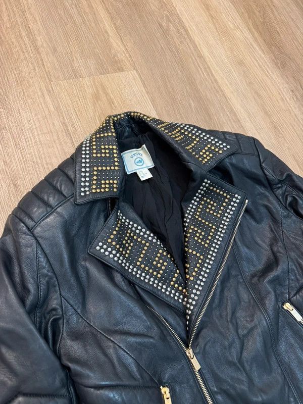 Versace Versace x H&M Leather Studded Jacket Biker size M Size US M / EU 48-50 / 2 - 5 Thumbnail