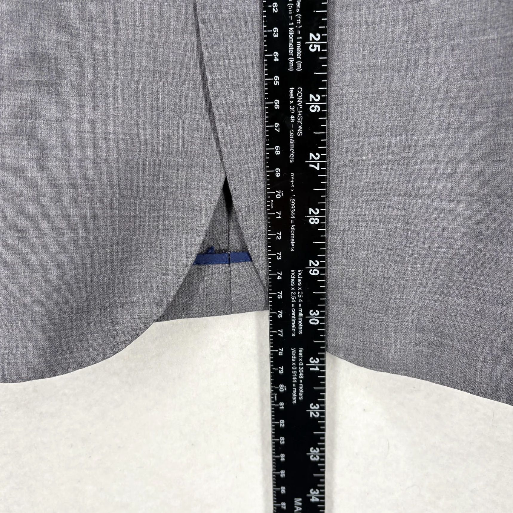 Cole Haan VINTAGE? (No) Cole Haan Blazer Mens 38L Gray Wool Two Button Sport Coat Grand.OS Unstructured Size 38R - 7 Thumbnail