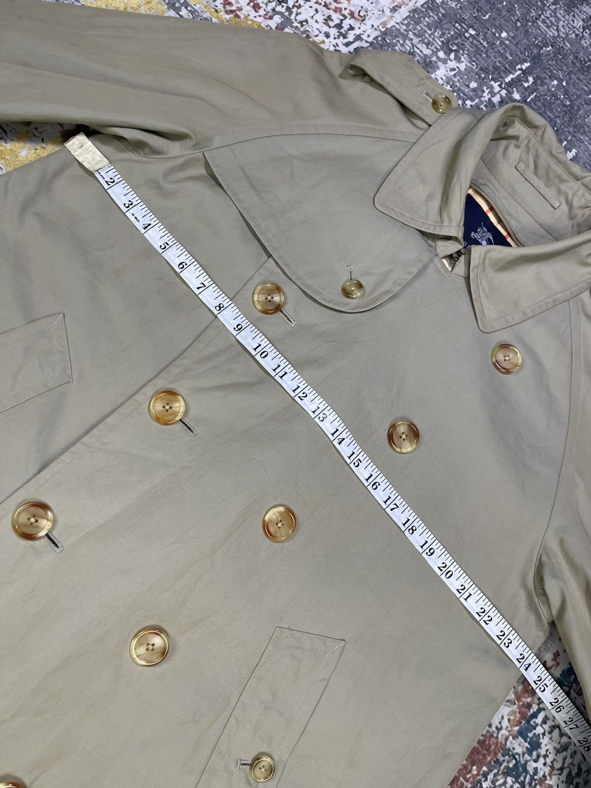 Burberry Vtg Burberry London Nova Check Double Layer Trench Coats Size US L / EU 52-54 / 3 - 19 Thumbnail