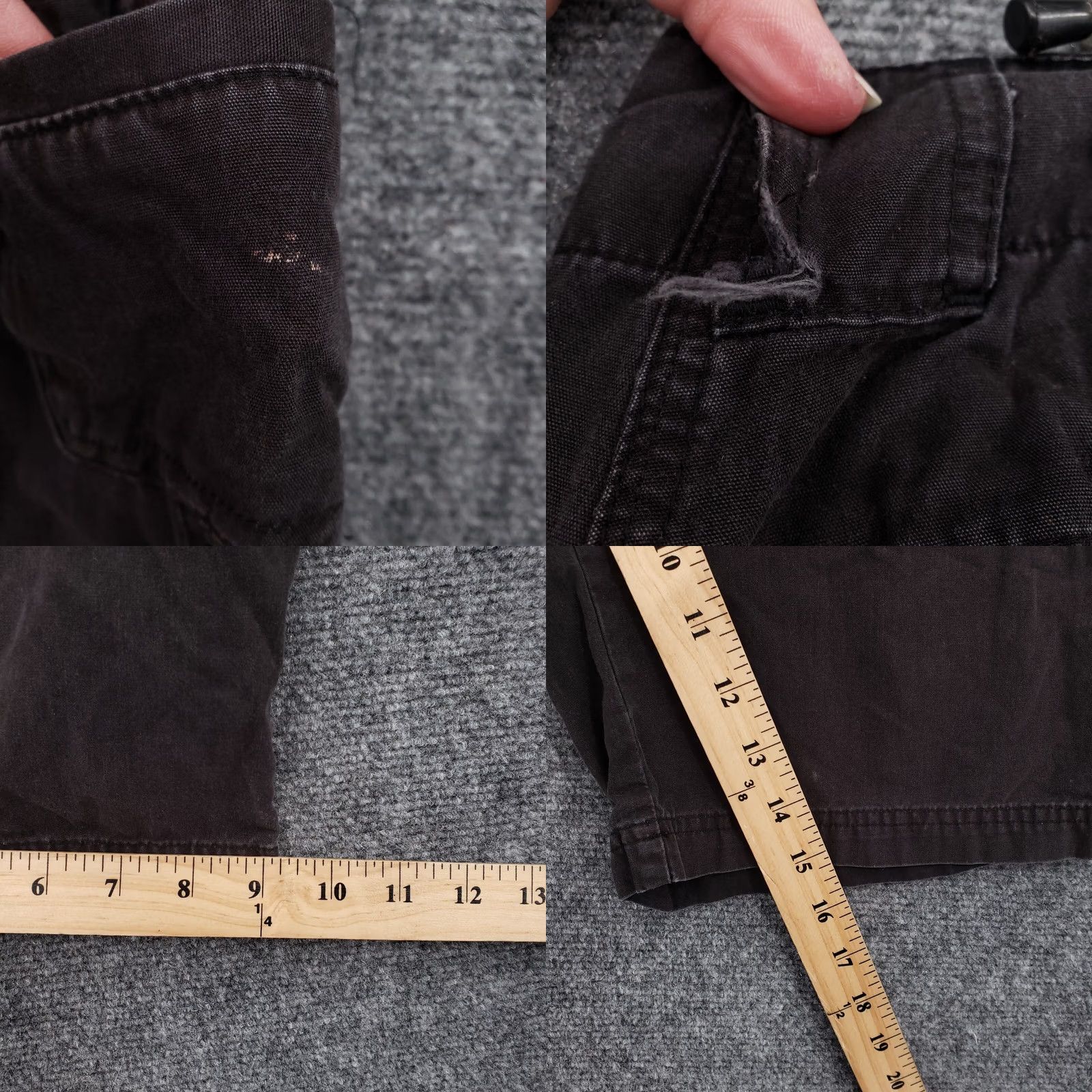 Vintage Columbia Shorts Womens 8P Black Petites Cargo Mid Rise Flat Front Outdoor Size 30" / US 8 / IT 44 - 9 Thumbnail