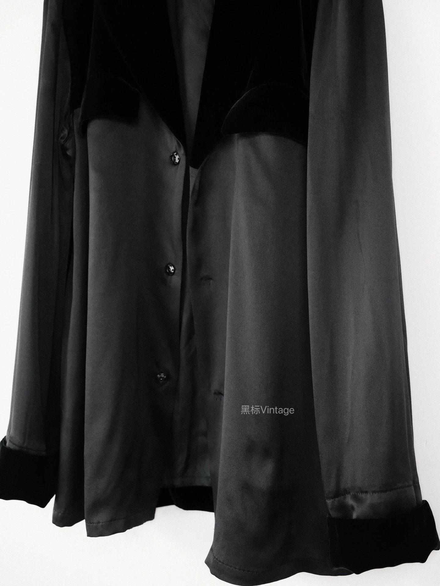 Yohji Yamamoto Yohji Yamamoto 15SS Vintage Silk Velvet Women's Jacket Size L / US 10 / IT 46 - 5 Thumbnail
