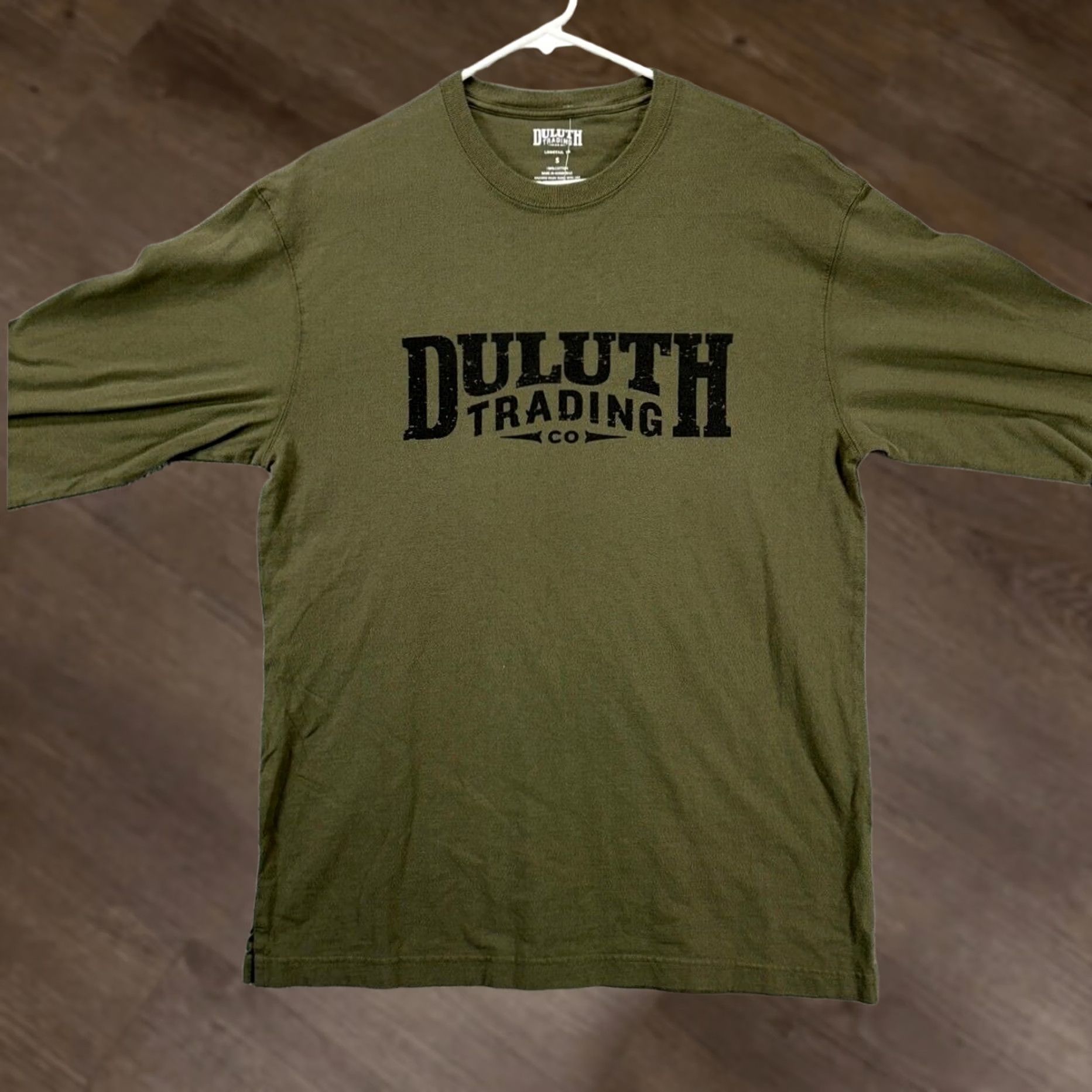 Duluth Trading Company Duluth Trading Co. Shirt Mens Small Long Sleeve Crew Neck Olive Graphic Print Tee NEW A45 Size US S / EU 44-46 / 1 - 1 Thumbnail