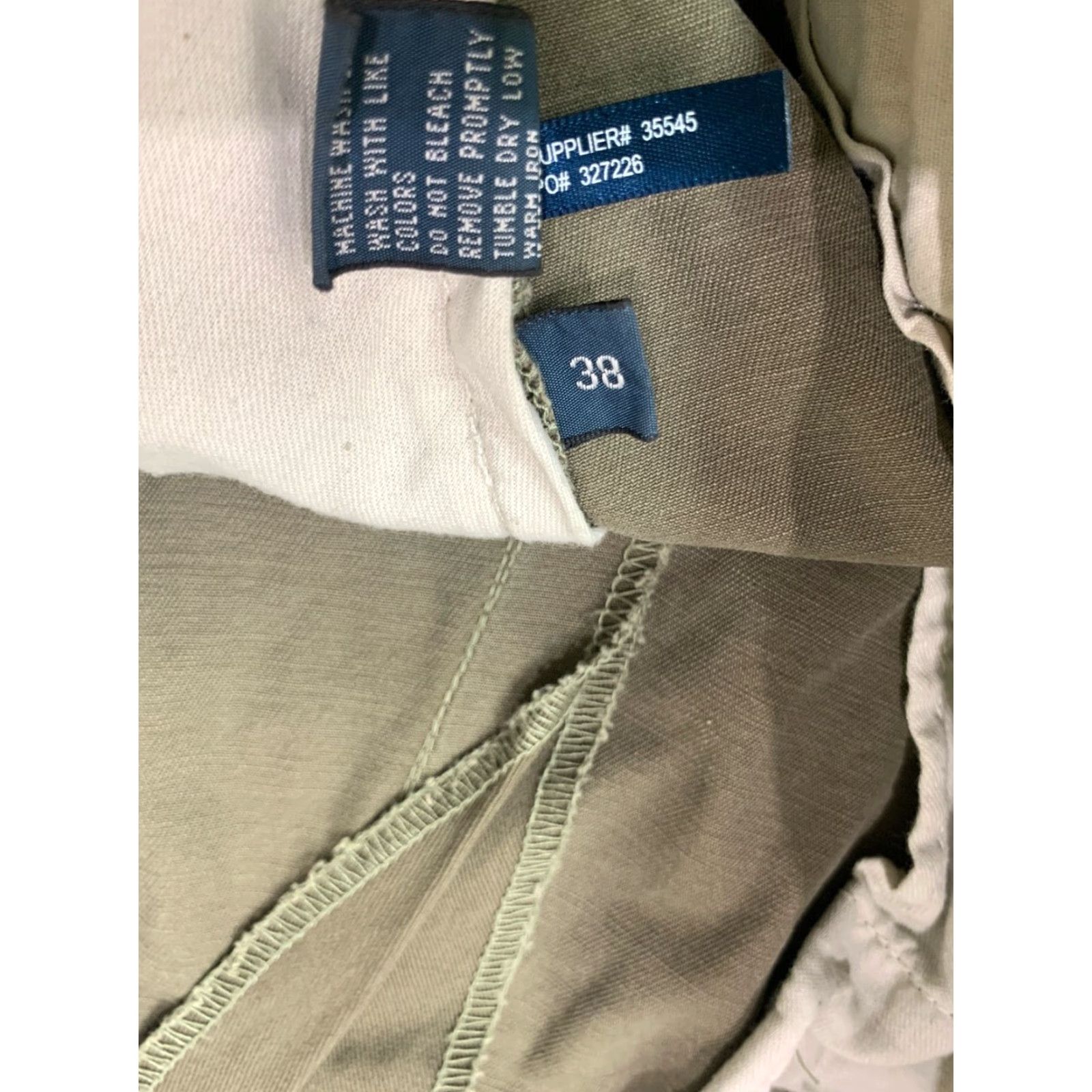 Polo Ralph Lauren VINTAGE Polo Ralph Lauren Chino Shorts Men 38 Casual Military Green Cotton Canvas 9" Inseam Size US M / EU 48-50 / 2 - 4 Thumbnail