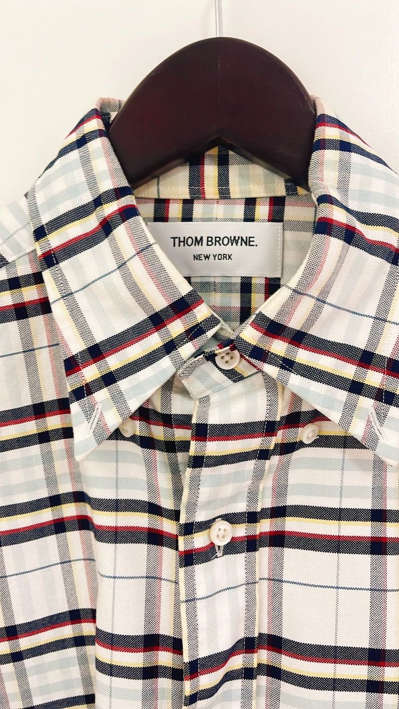Thom Browne Thom Browne plaid shirt Size US S / EU 44-46 / 1 - 6 Thumbnail