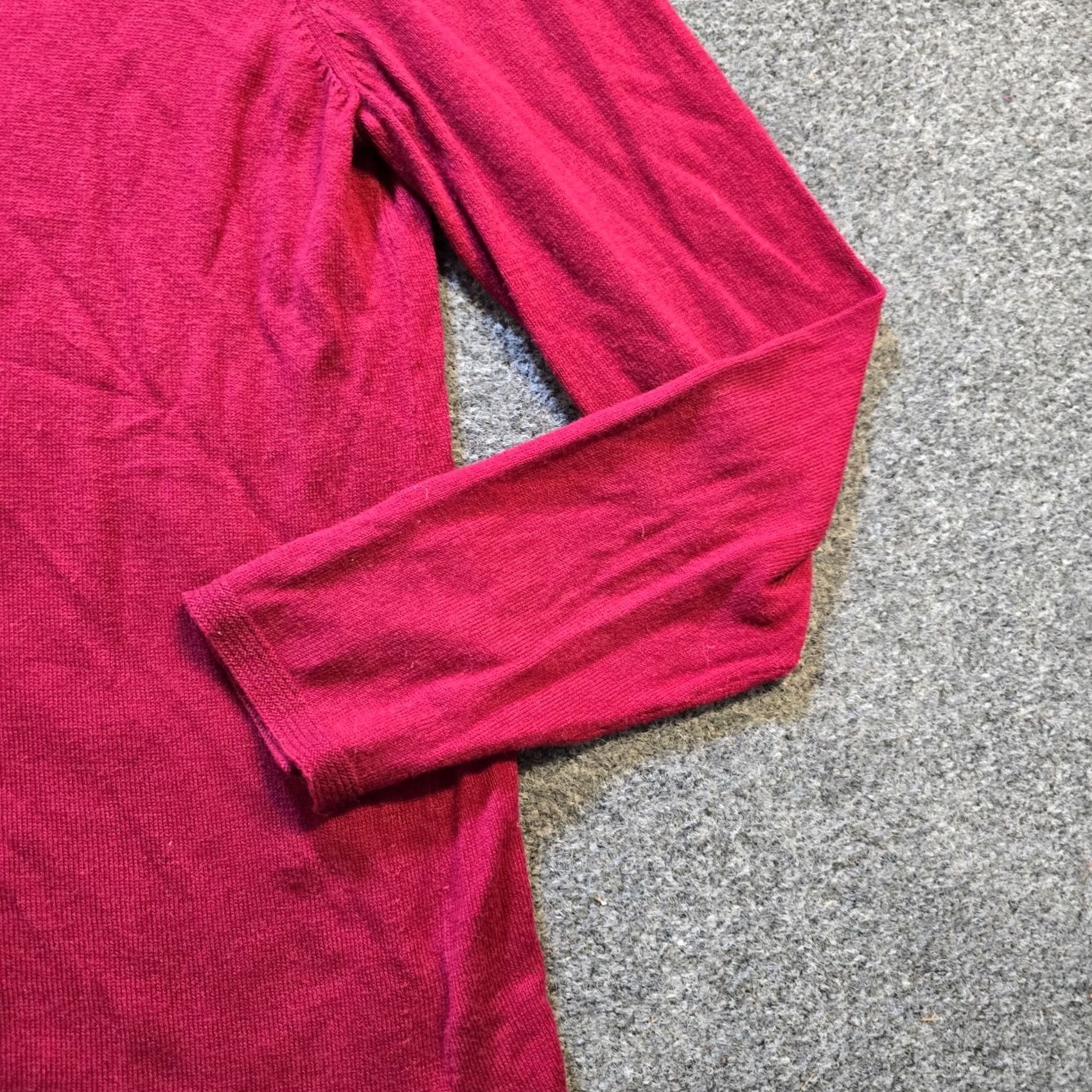 J. Jill J Jill Sweater Womens Large Red Round Neck Knit Tunic Long Sleeve Casual Size L / US 10 / IT 46 - 4 Thumbnail