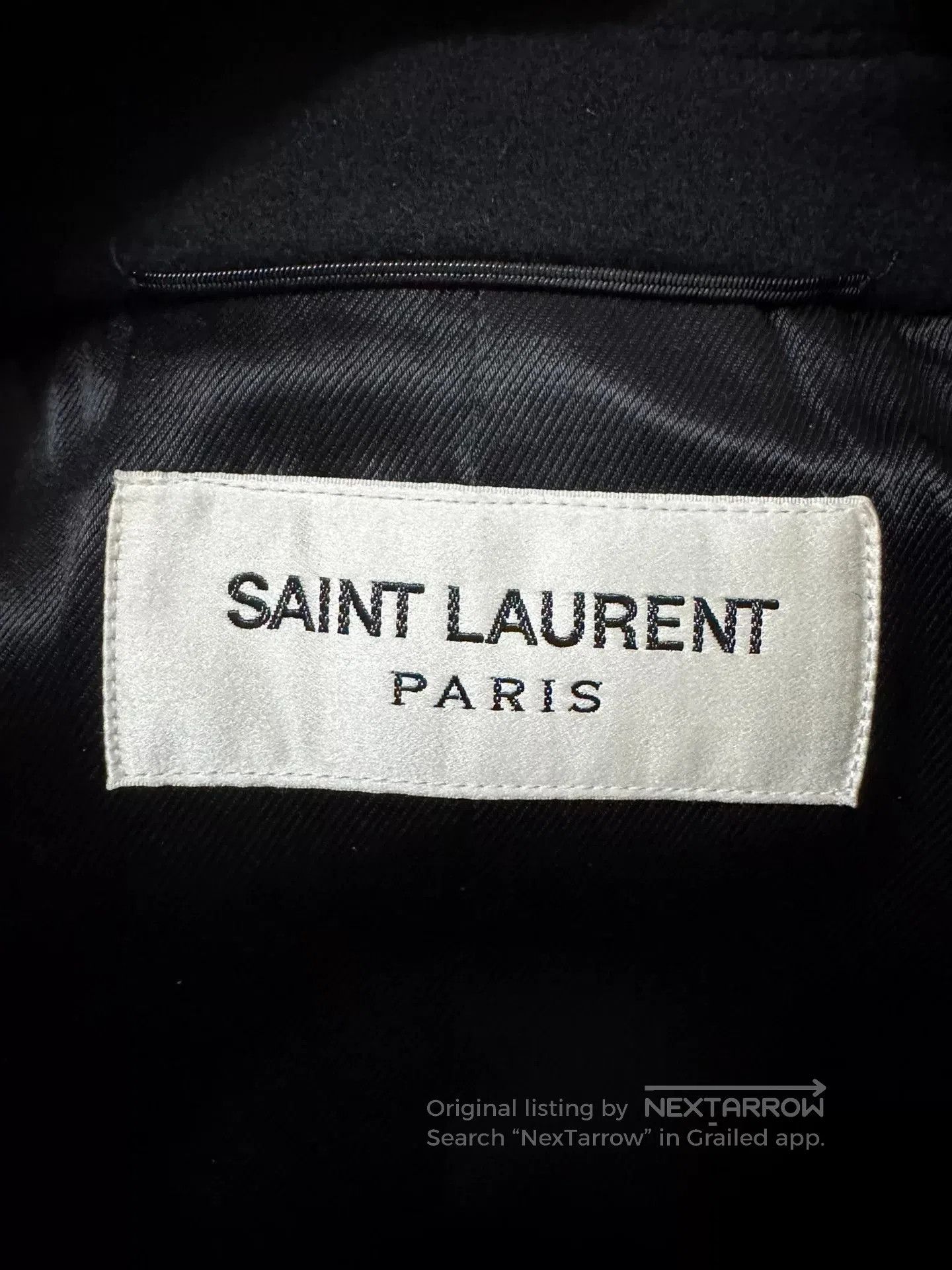 Saint Laurent Paris Saint Laurent Double-Breasted Coat. Size US M / EU 48-50 / 2 - 7 Thumbnail