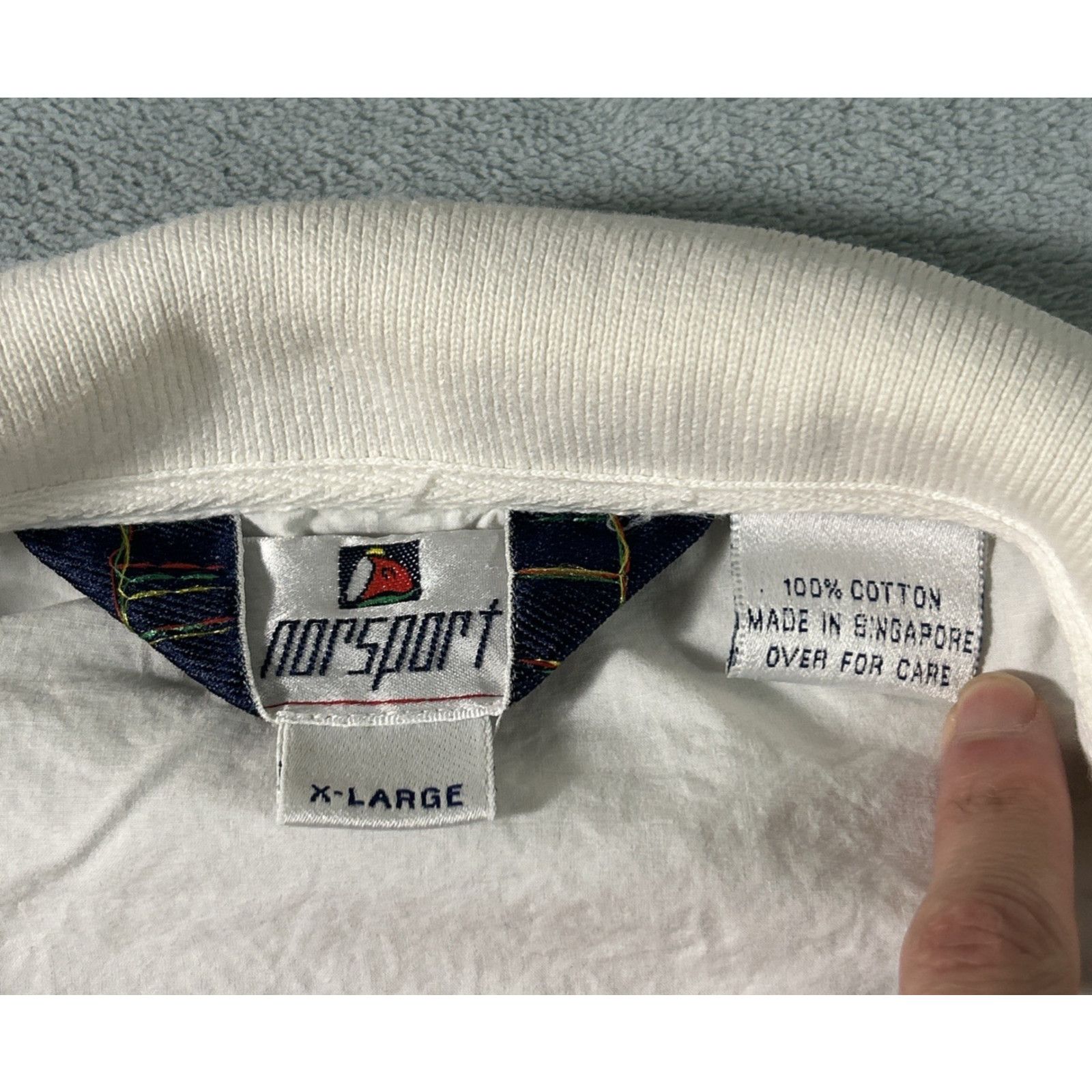 L.L. Bean Rugby NorSport Jersey Jacket Sweater Mens XL Rubber Cotton Size US XL / EU 56 / 4 - 4 Thumbnail