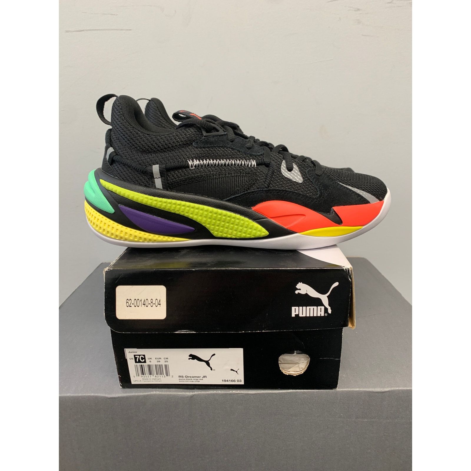 Puma Puma RS-Dreamer J. Cole Black GS Size 7Y BRAND NEW SHIPS NOW Size US 7 / EU 40 - 1 Thumbnail