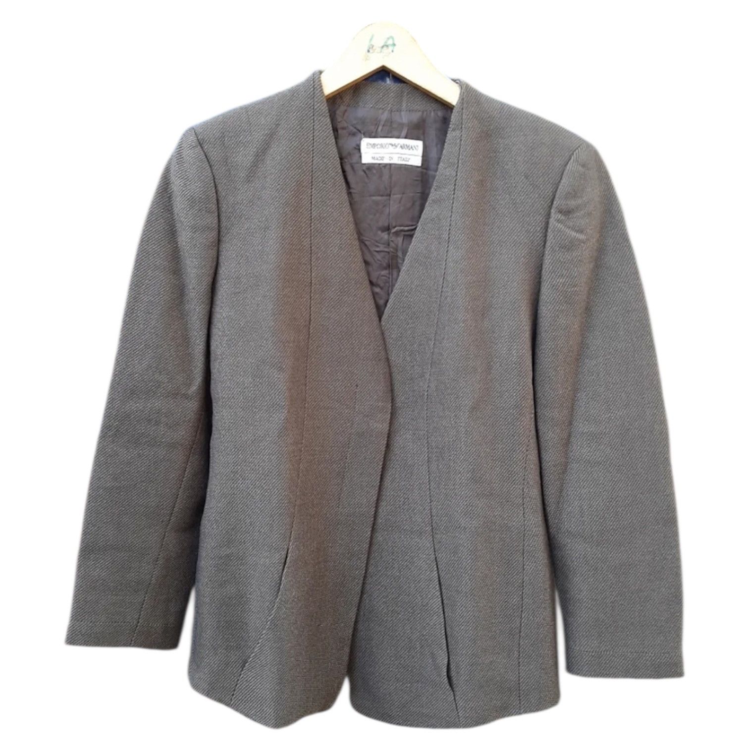 Emporio Armani 2000s Emporii Armani Wool Blazer Suit Jacket Size US S / EU 44-46 / 1 - 1 Thumbnail