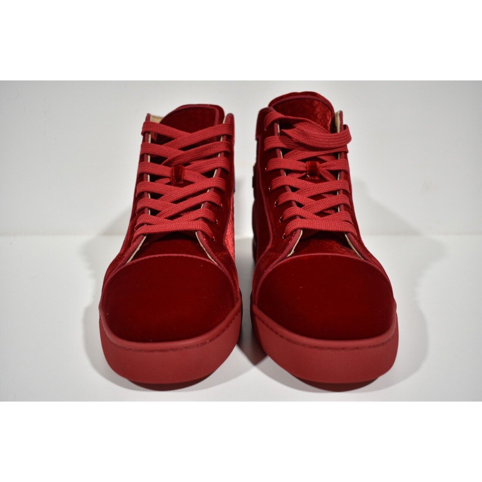 Christian Louboutin Christian Louboutin Louis Orlato Flat Velours Loubi Red Size US 9 / EU 42 - 5 Thumbnail