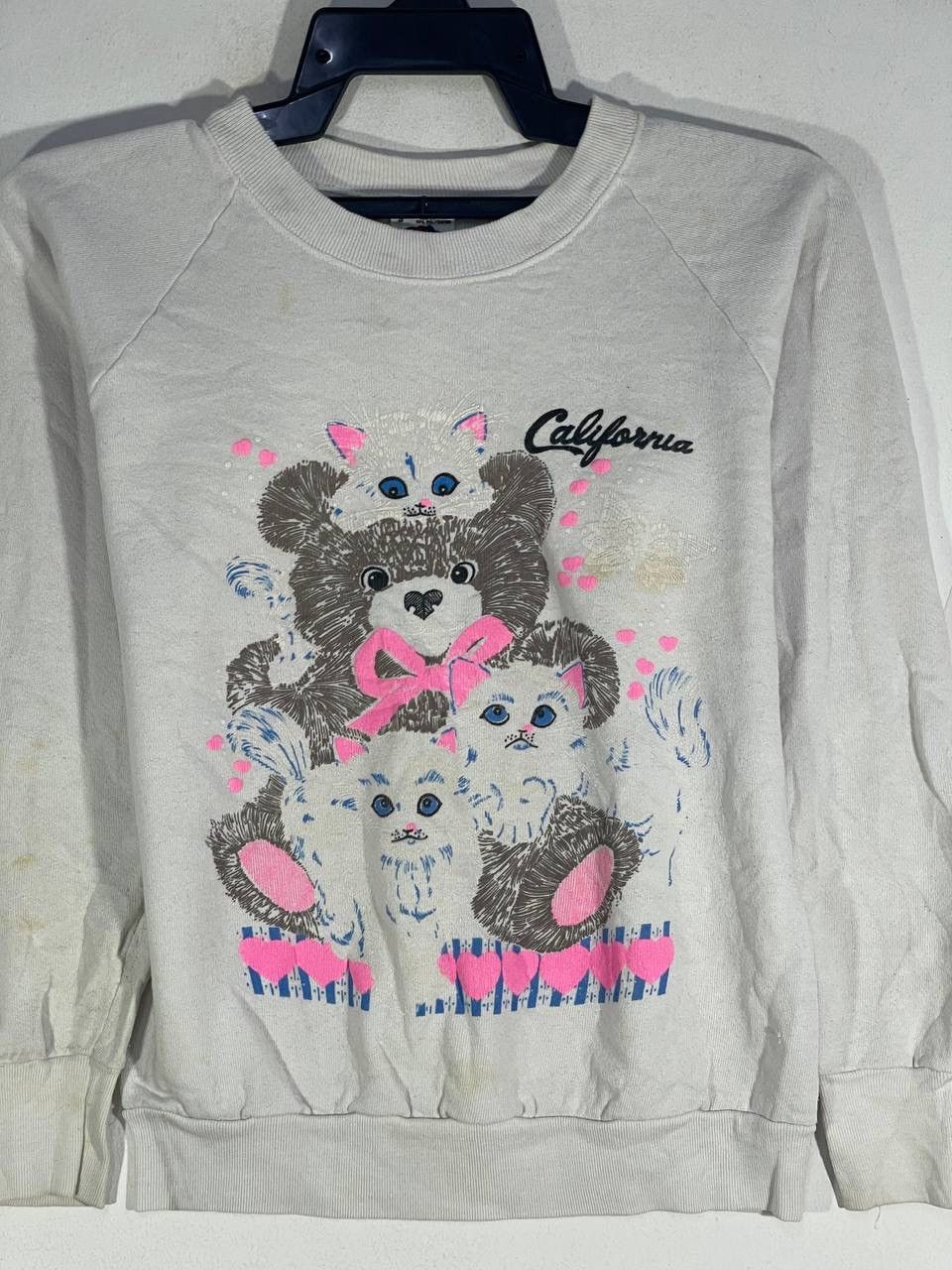 Other Vintage 90s california teddy kitten cat animal jumper size s Size US S / EU 44-46 / 1 - 4 Thumbnail