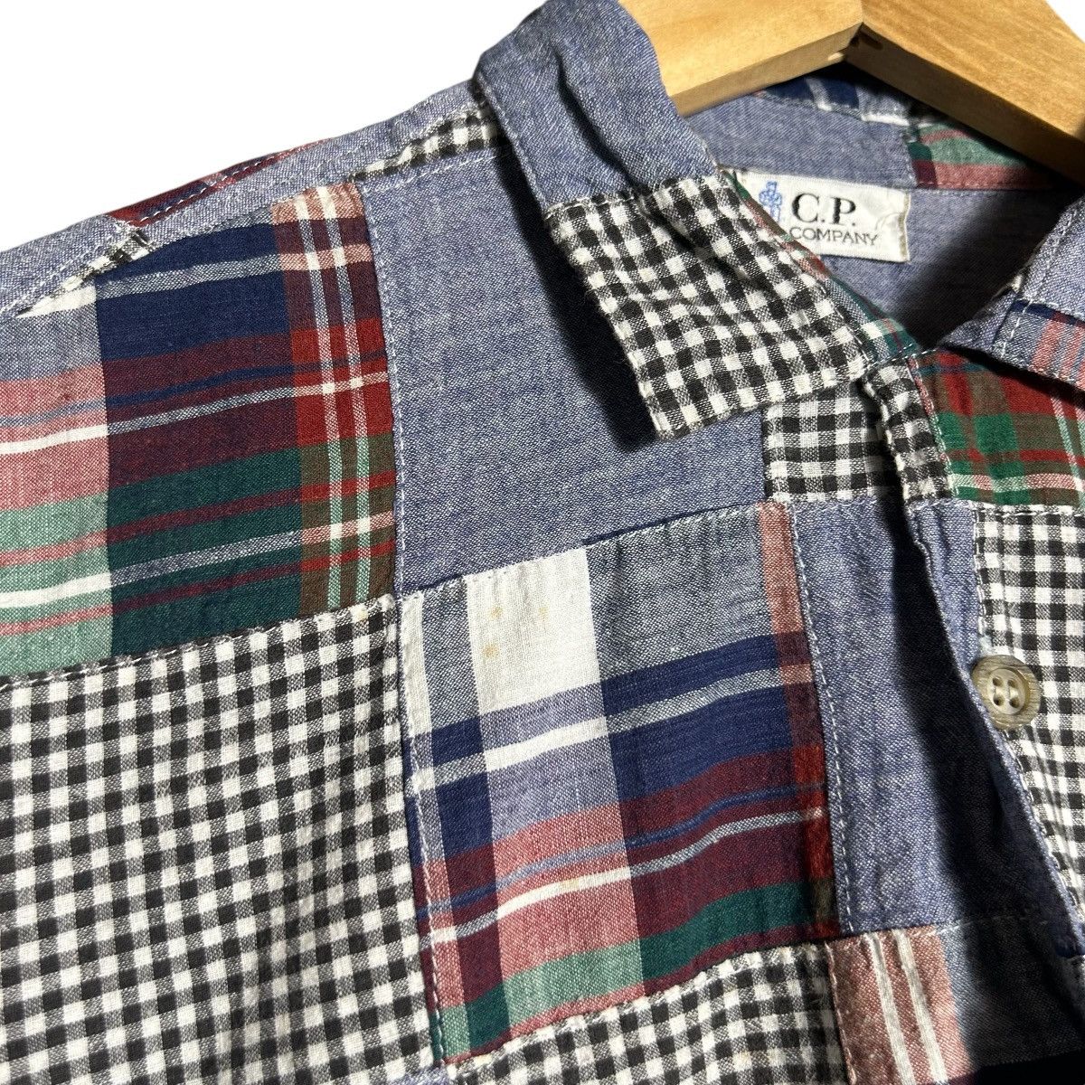C.P. Company Vintage C.P. company pattern patchwork Shirt Size M / US 6-8 / IT 42-44 - 4 Thumbnail