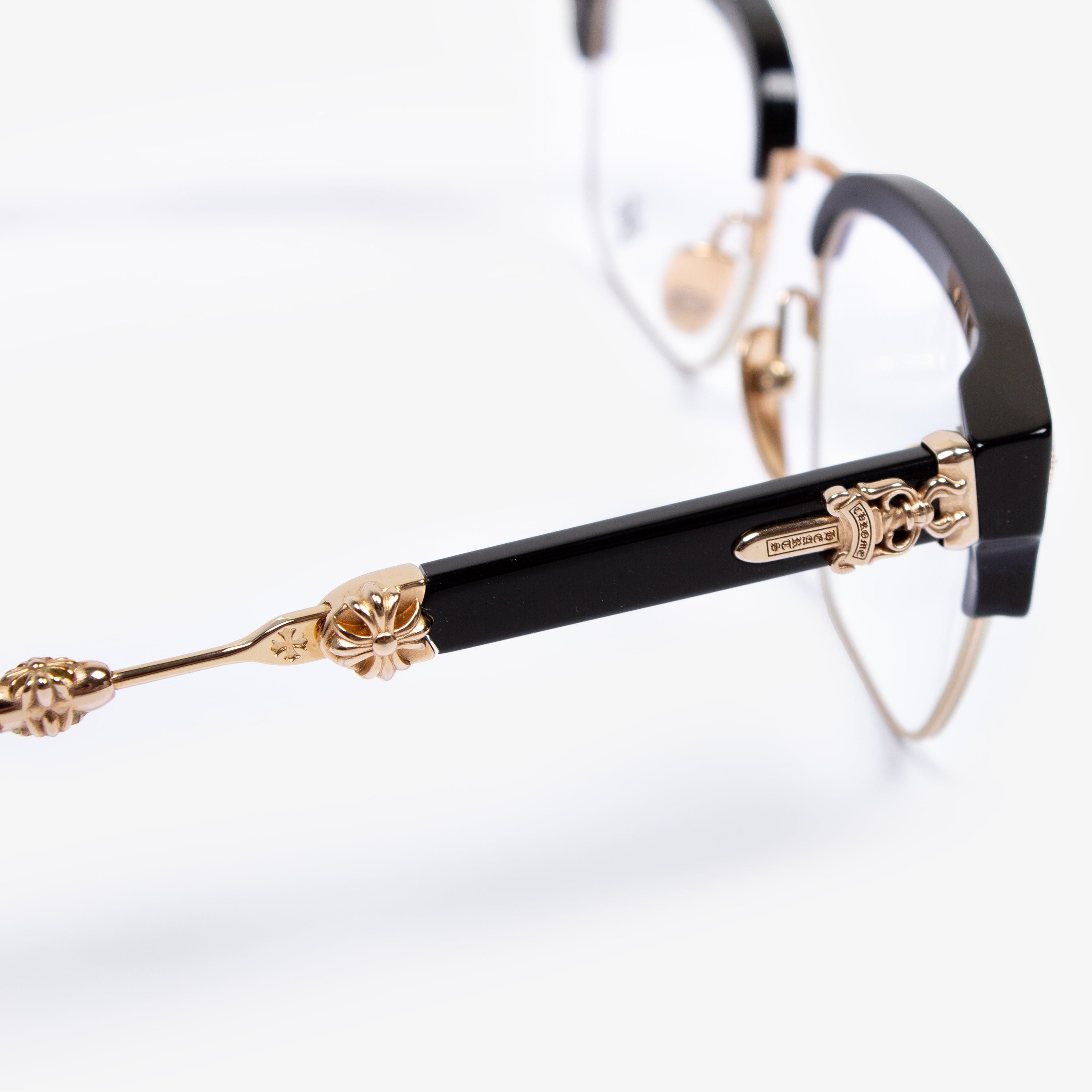 Chrome Hearts CHROME HEARTS BLACK EVANGELIST GLASSES Size ONE SIZE - 6 Thumbnail