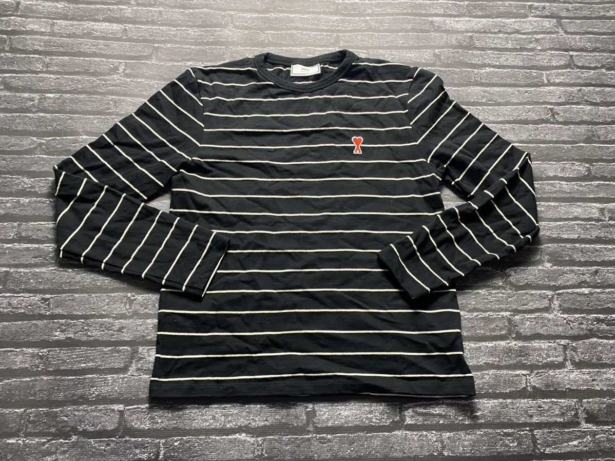 image of Longsleeve Ami in Black, Men's (Size Small)