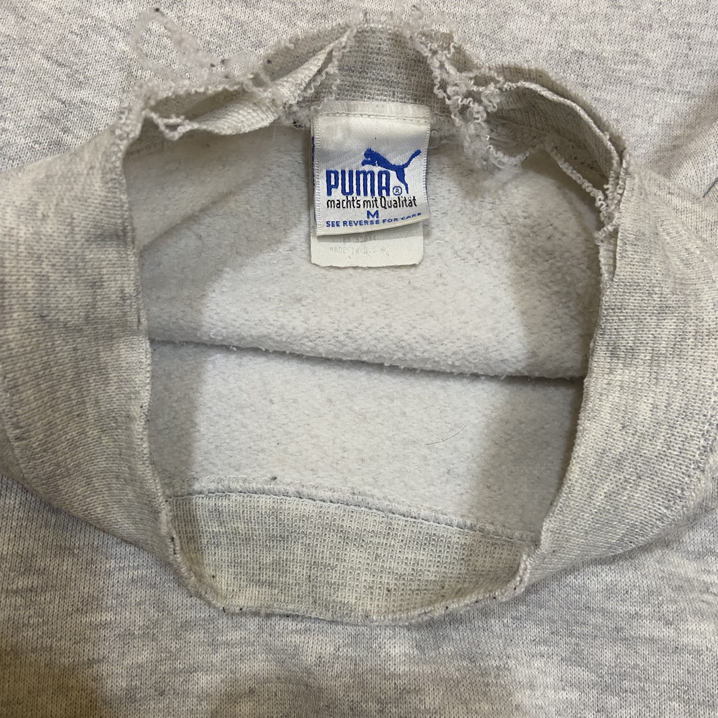 Puma Vintage Puma Big Logo Thrashed Crewneck Size US M / EU 48-50 / 2 - 6 Thumbnail