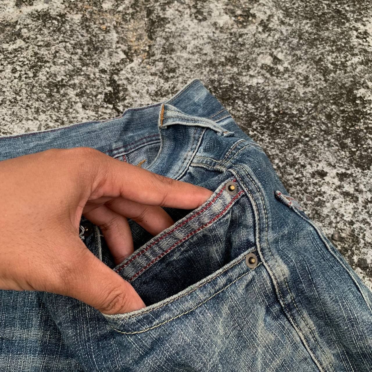 Japanese Brand Japanese Brand Mineral Wash Jeans Size US 33 - 8 Thumbnail