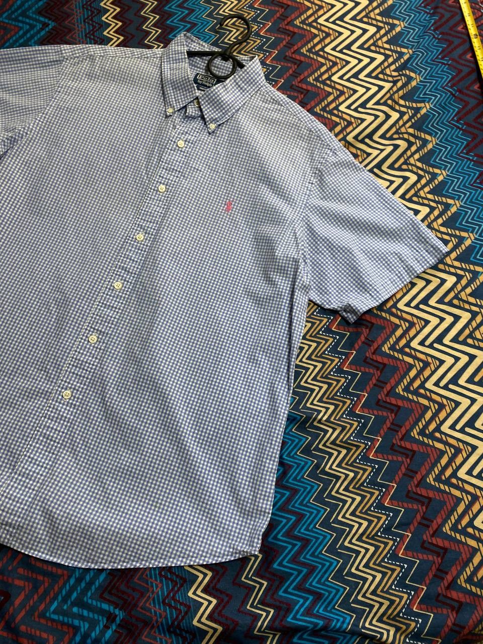 Polo Ralph Lauren Vintage Y2K Polo by Ralph Lauren shirt print custom fit Size US XL / EU 56 / 4 - 7 Thumbnail