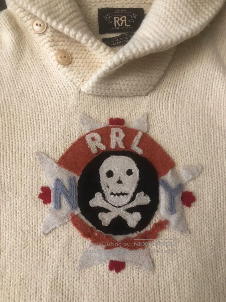 RRL Ralph Lauren RRL Ralph Lauren Early vintage embroidered wool sweater Size US S / EU 44-46 / 1 - 3 Thumbnail