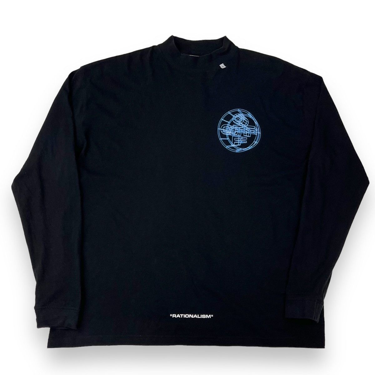 Off-White Off-White Rationalism Mock Neck Long Sleeve Size US XXL / EU 58 / 5 - 2 Thumbnail