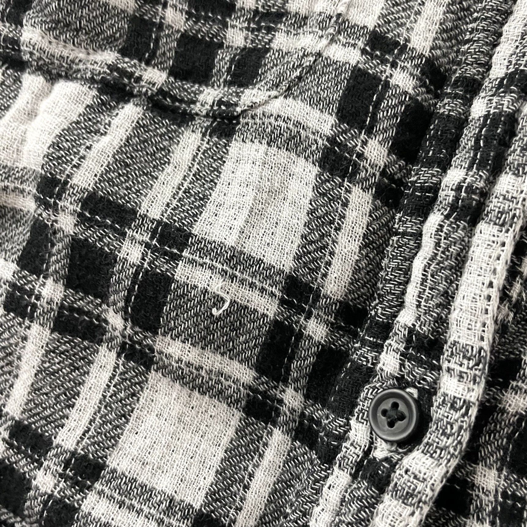 Madewell Madewell Plaid Flannel Button-Up Shirt Women XS Black White Multicolor Long Sleeve Adults Womens Size XS / US 0-2 / IT 36-38 - 2 Thumbnail