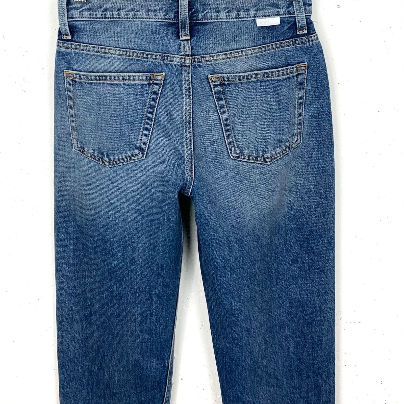 Boyish Boyish Tommy High Rise Straight Denim Jeans Button Fly 25 Size 25" / US 0 / IT 36 - 14 Thumbnail
