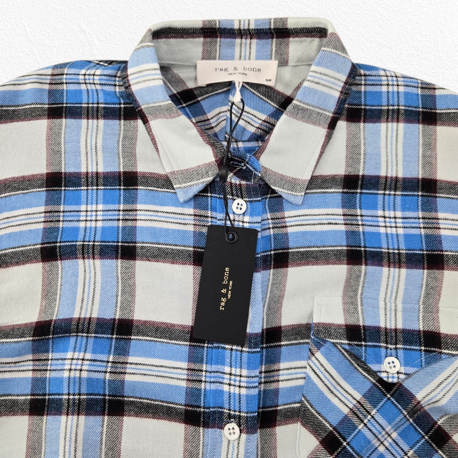Rag & Bone Rag & Bone Jonah Plaid Button Down Shirt Size Small $250 NWT Size S / US 4 / IT 40 - 4 Thumbnail