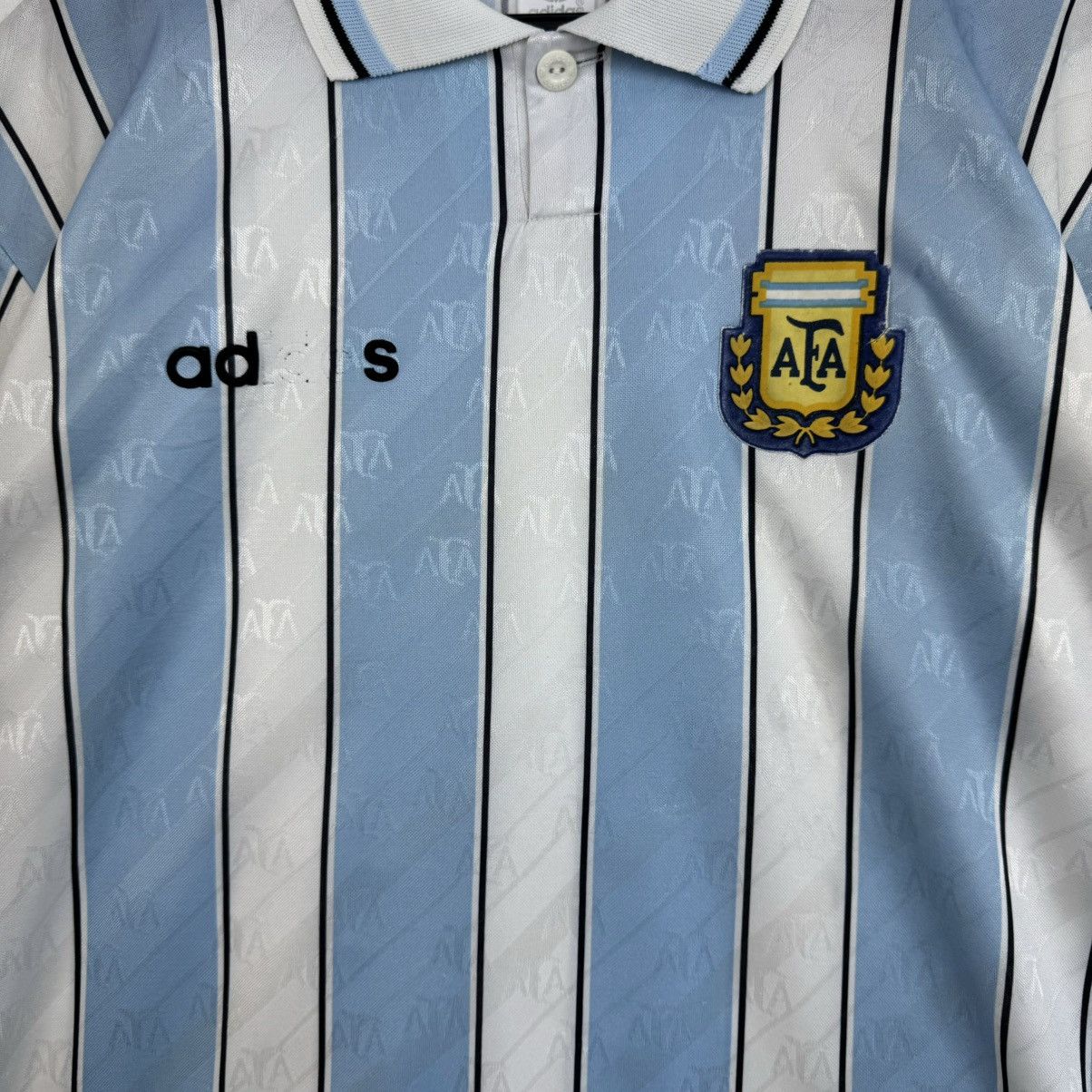 Vintage Vintage 90s Argentina AFA Jersey 1990-1991 Size US M / EU 48-50 / 2 - 2 Thumbnail